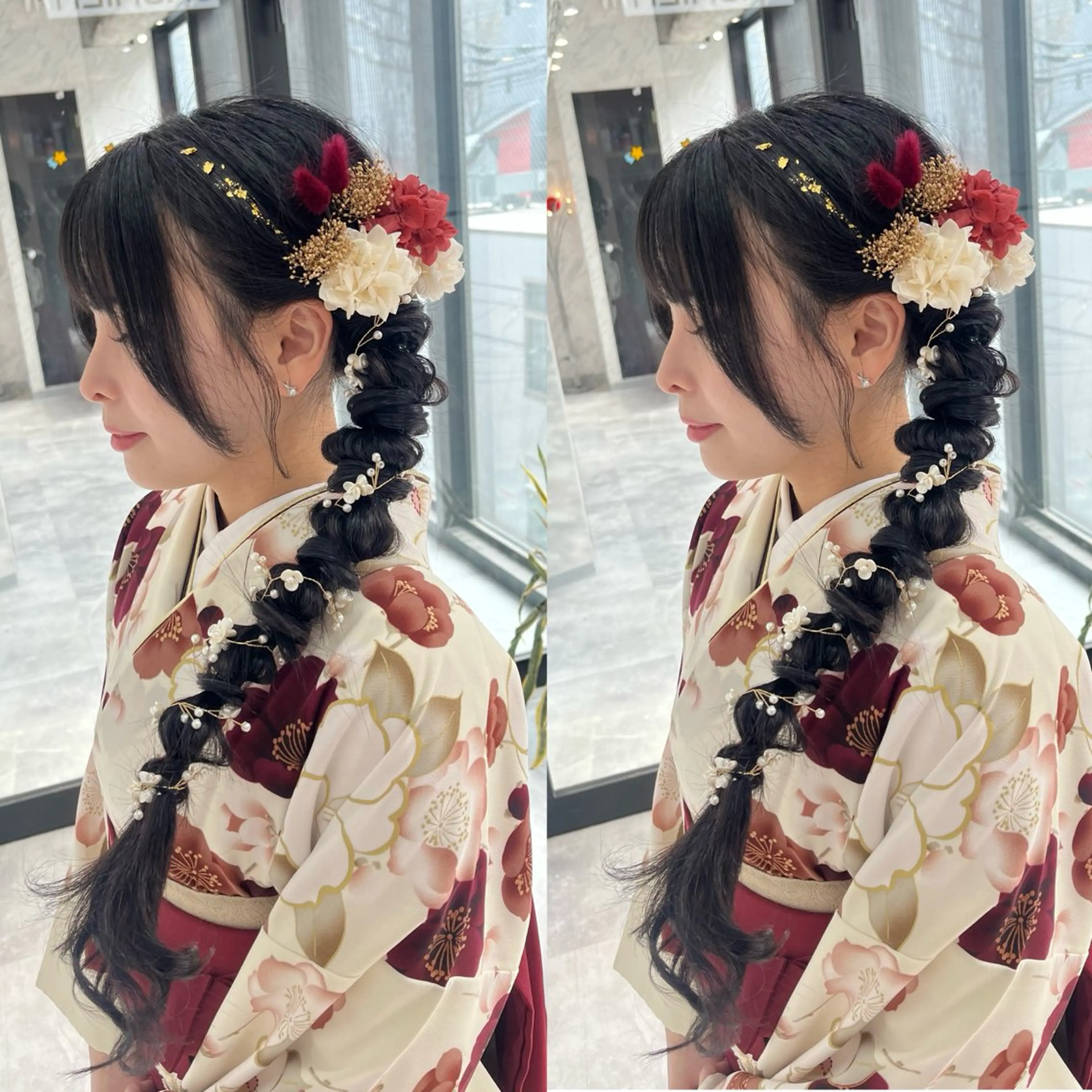 ヘアアレンジ 卒業式のヘアスタイル その他 mimi☪️ 艶髪髪質改善/メンズのヘアスタイル