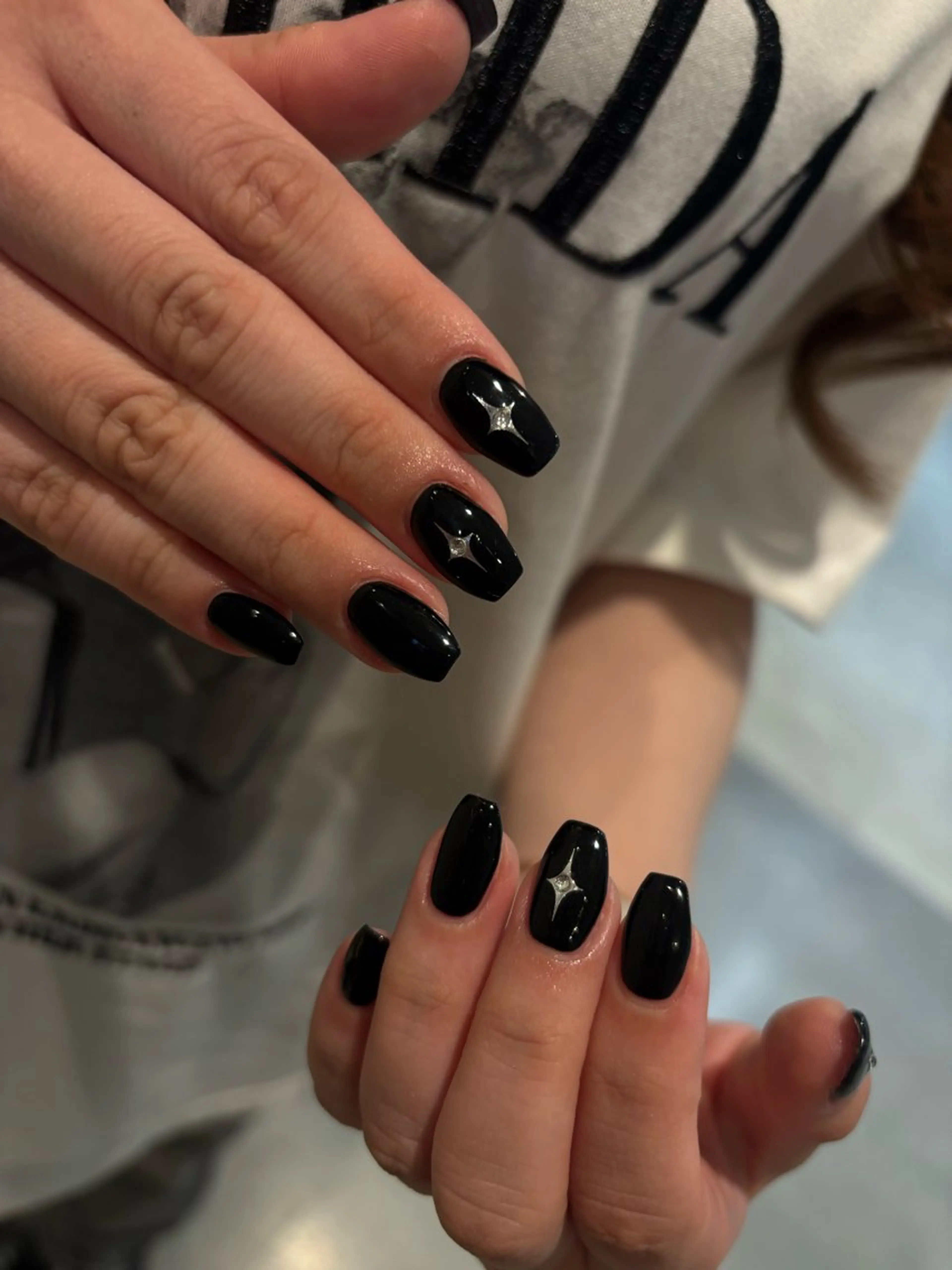 ネイル ストーンネイル ハンドネイル Lico Himeko👒のネイルデザイン