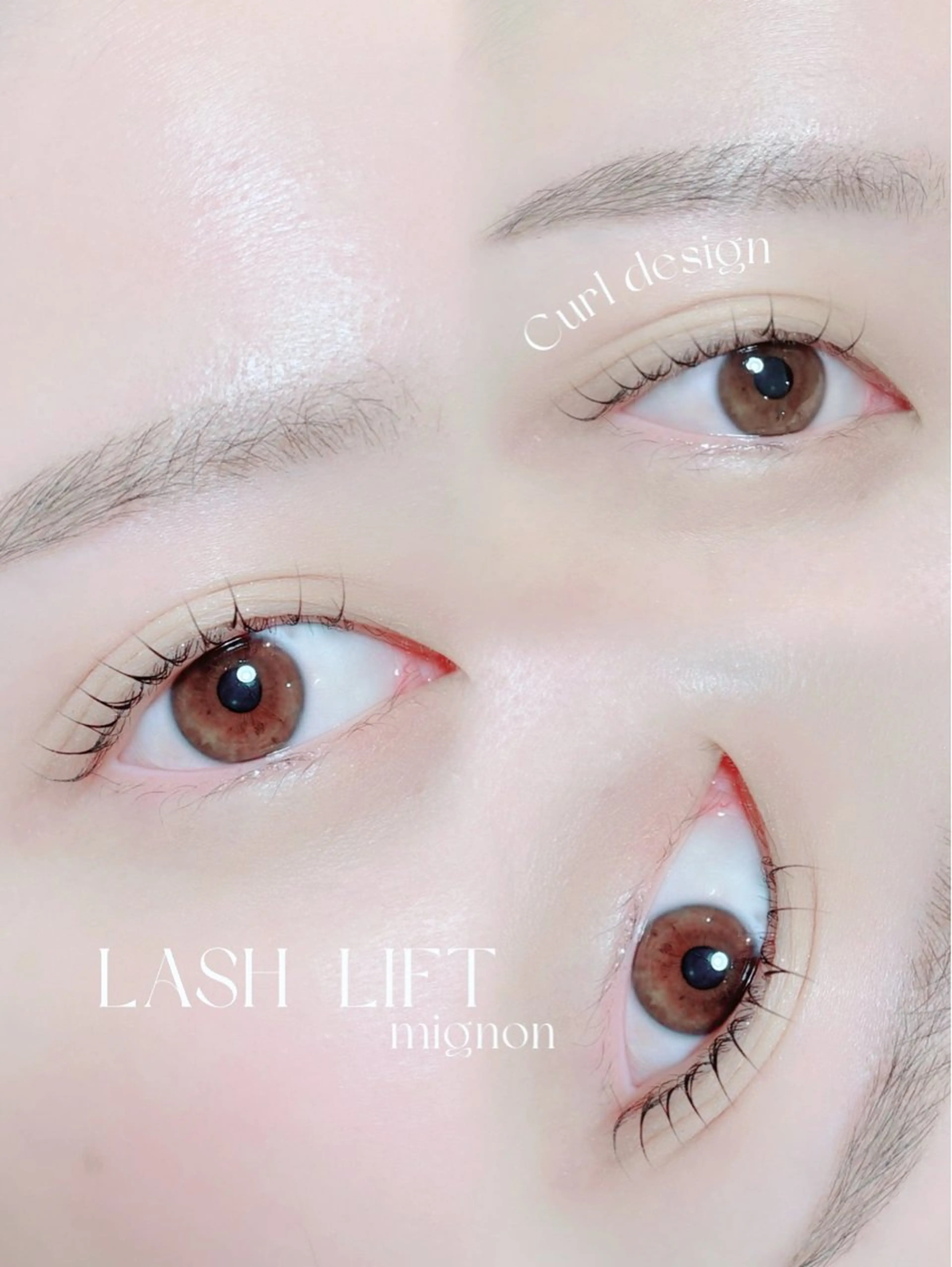 マツエク・マツパ mignon/ 吉田茜のマツエク・マツパデザイン