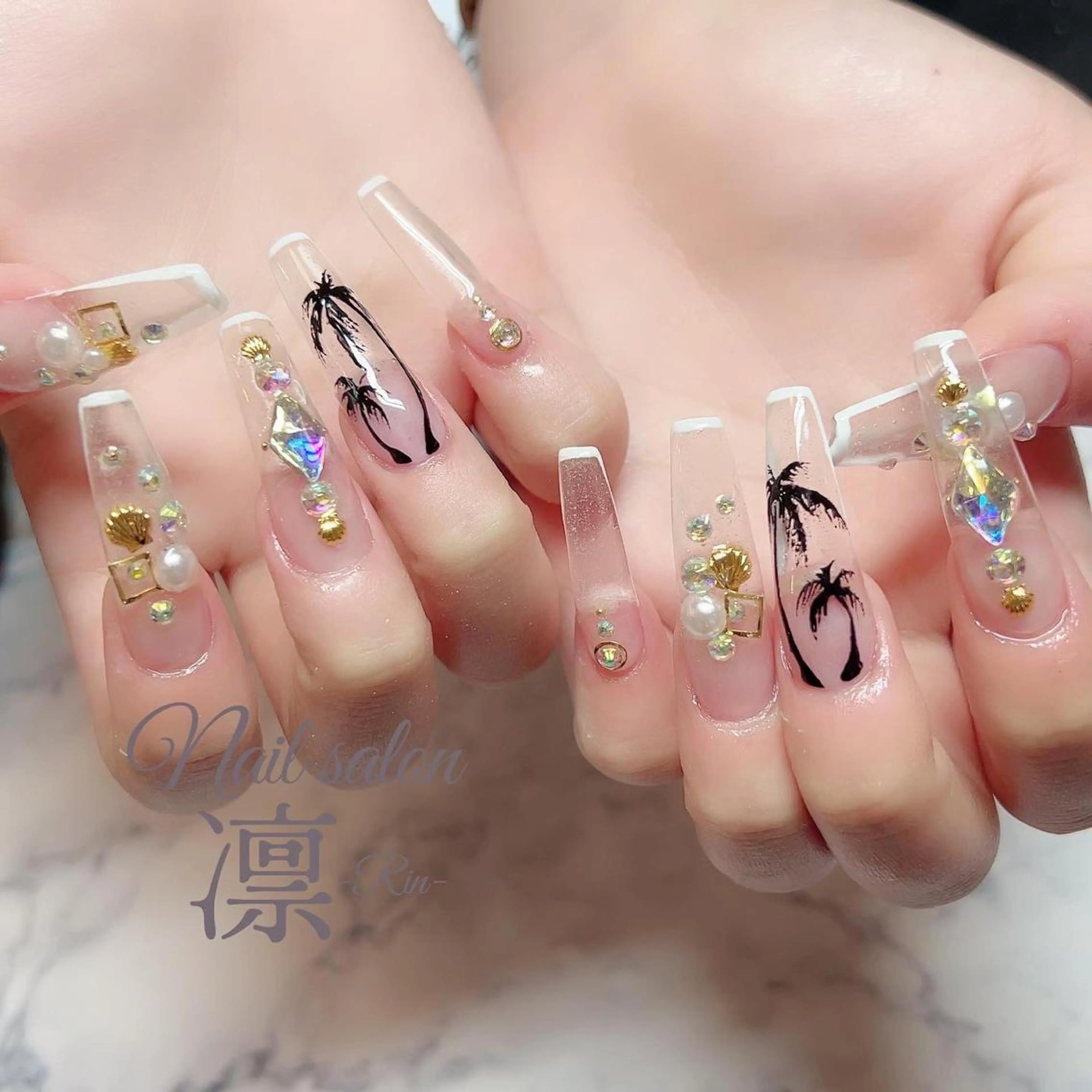 ネイル スカルプネイル private salon凛のネイルデザイン