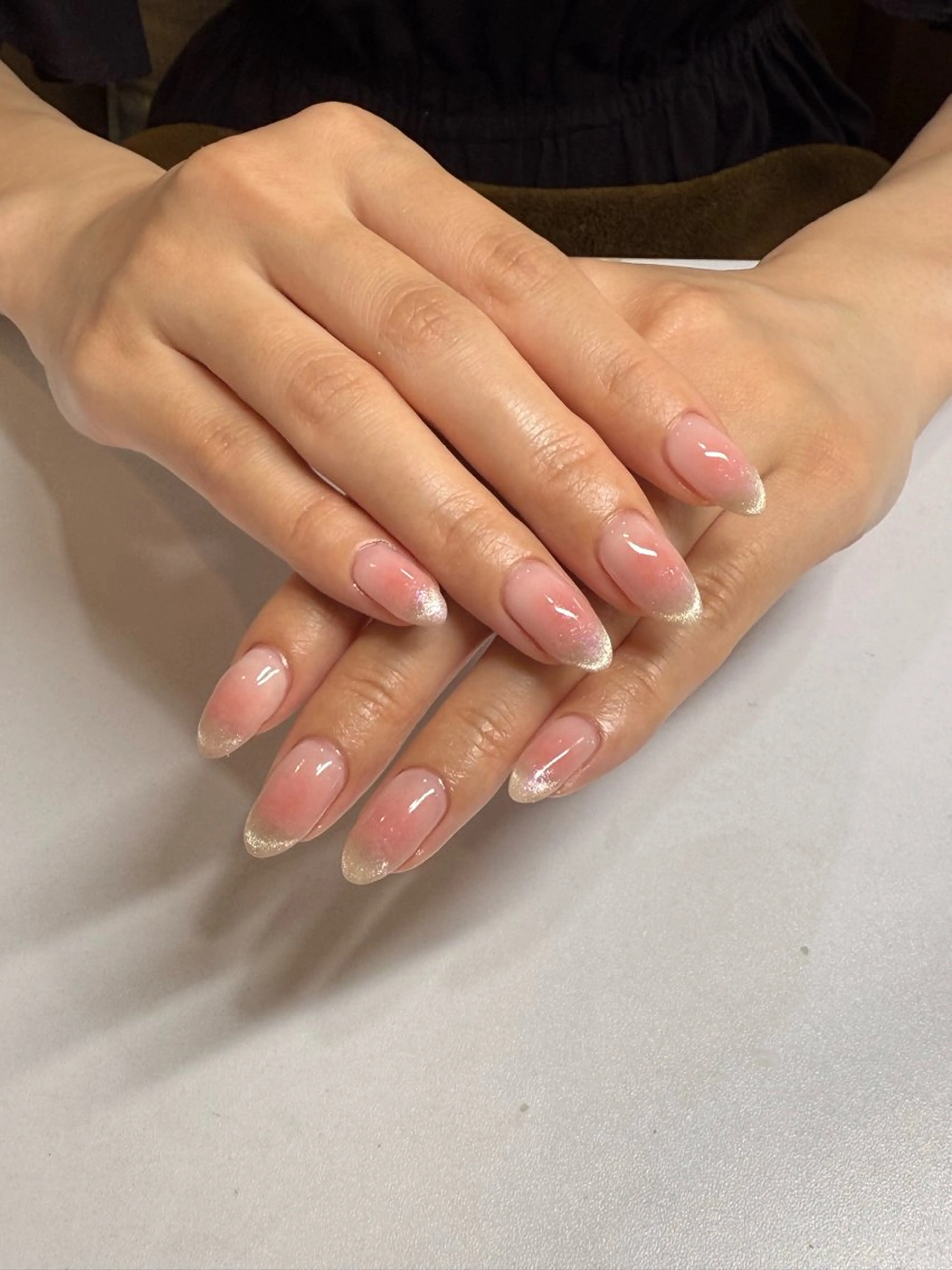 ネイル チークネイル Blue Reef 四谷三丁目所属・たかの はづきのネイルデザイン