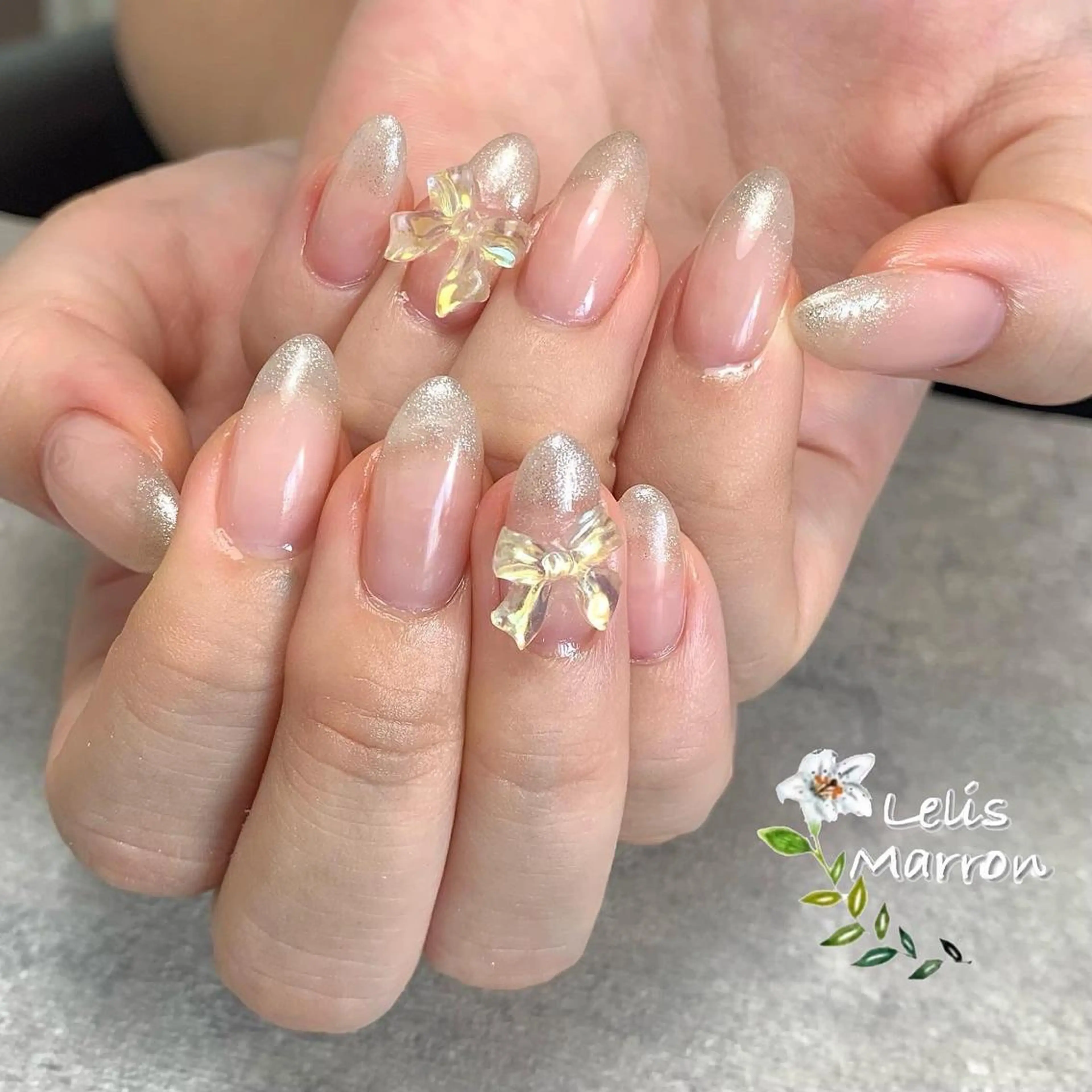 ネイル ハンドネイル Lelis Marron所属・岸 侑李のネイルデザイン