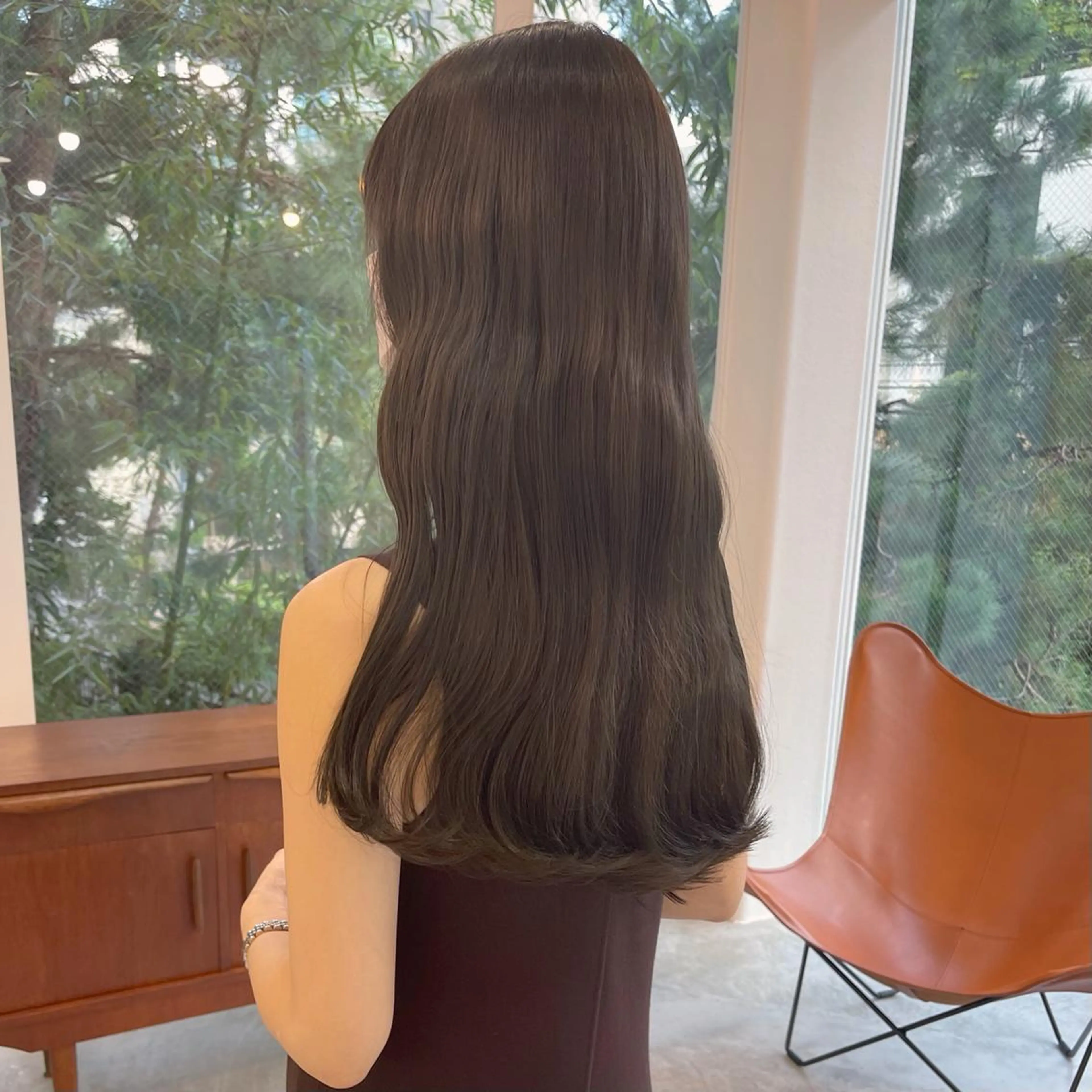 セミロング カラー ダブルカラー 髪質改善 トリートメント MURANAKA RYOのヘアスタイル