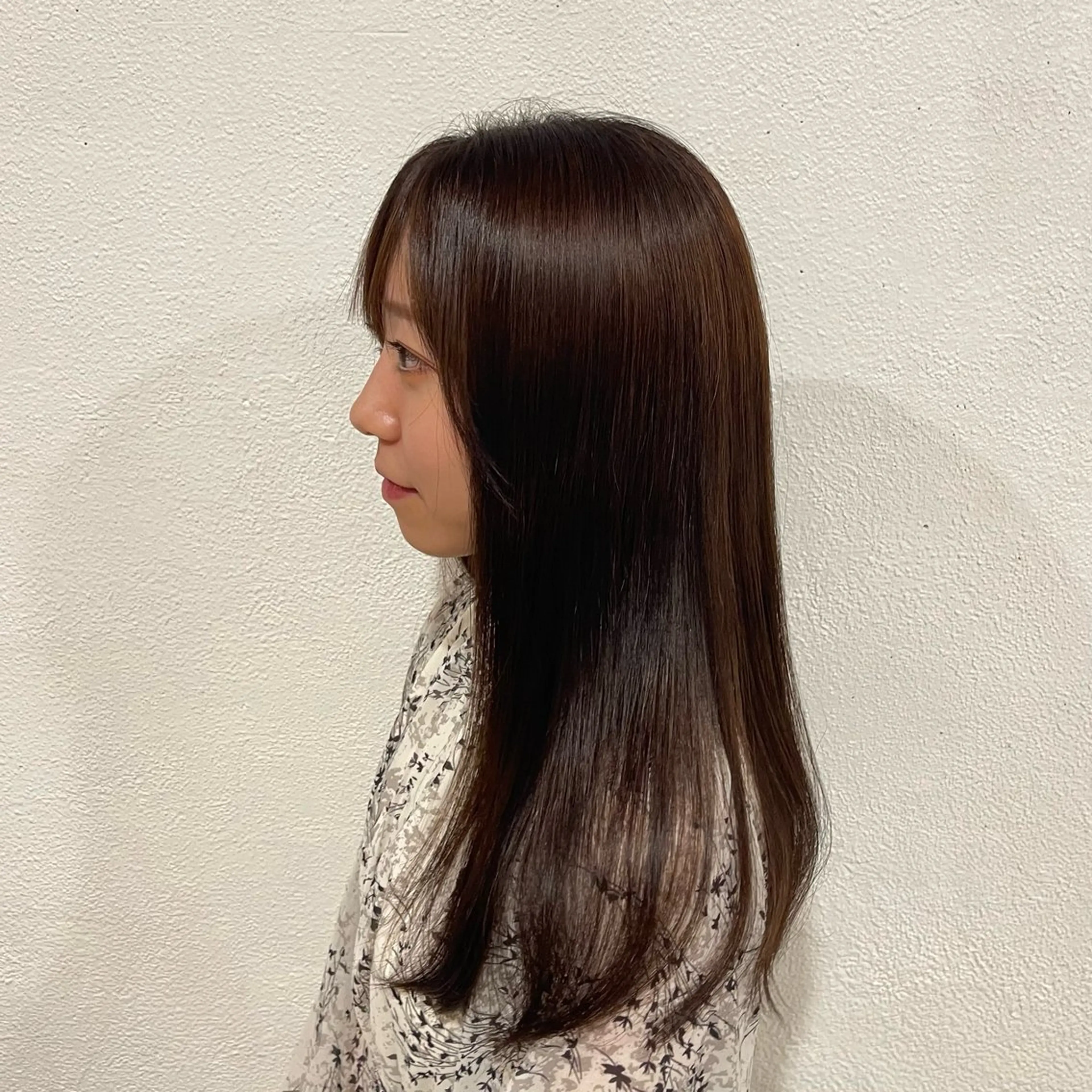 セミロング カラー Elme所属・イージードリル募集 🔥平口はのんのヘアスタイル