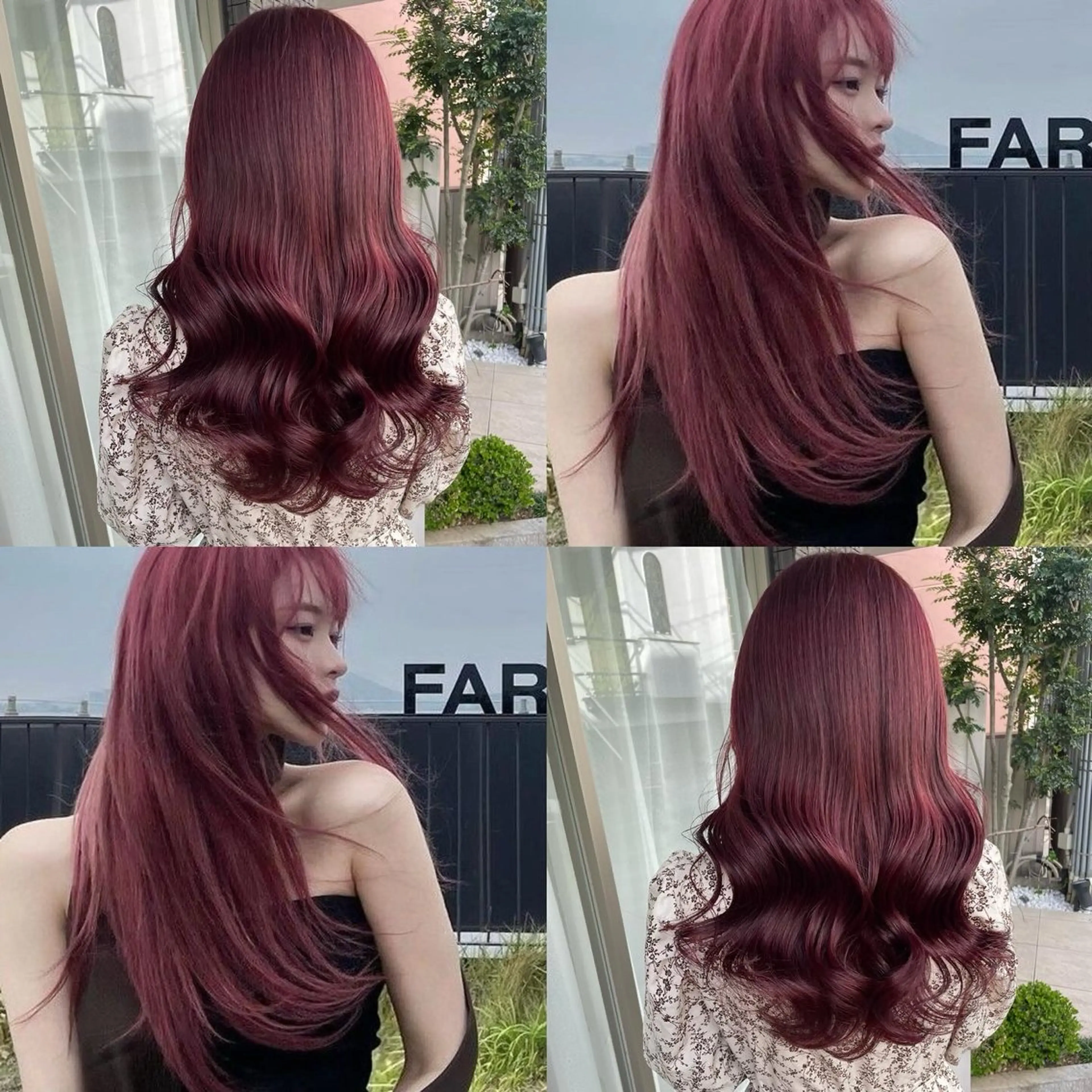 セミロング カラー ブリーチ ブリーチなしカラー ピンクカラー カット ヘアカラー トリートメント ブリーチなしカラー kana🐱のヘアスタイル