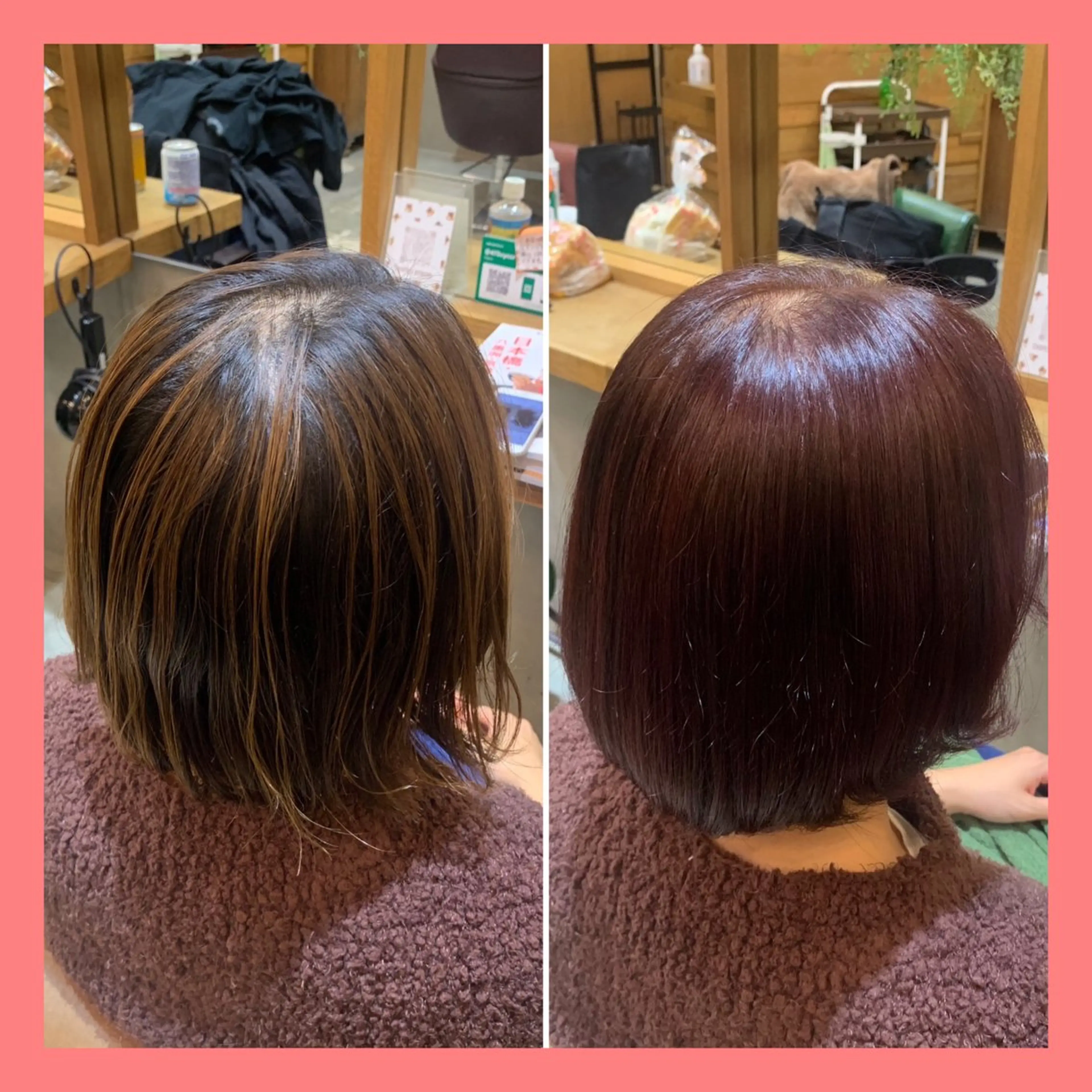 ミディアム カラー カット ヘアカラー トリートメント ✂️RIKUKI🎨 【駒込美容師🎀】のヘアスタイル