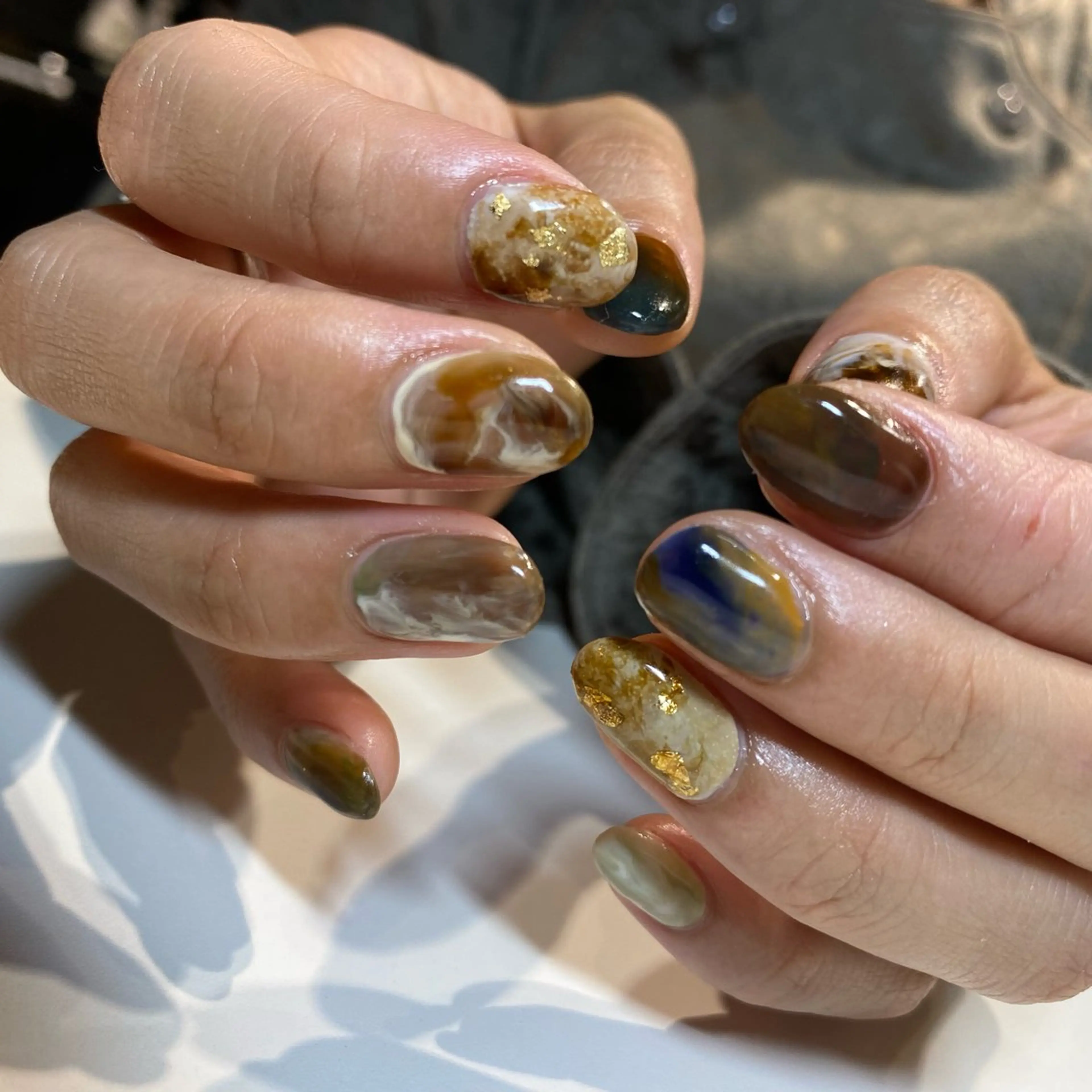 ネイル フットネイル フレンチネイル ジェルネイル グラデーション マグネットネイル ハンドネイル ヘアー.ネイル二刀流 misa🫧のヘアスタイル