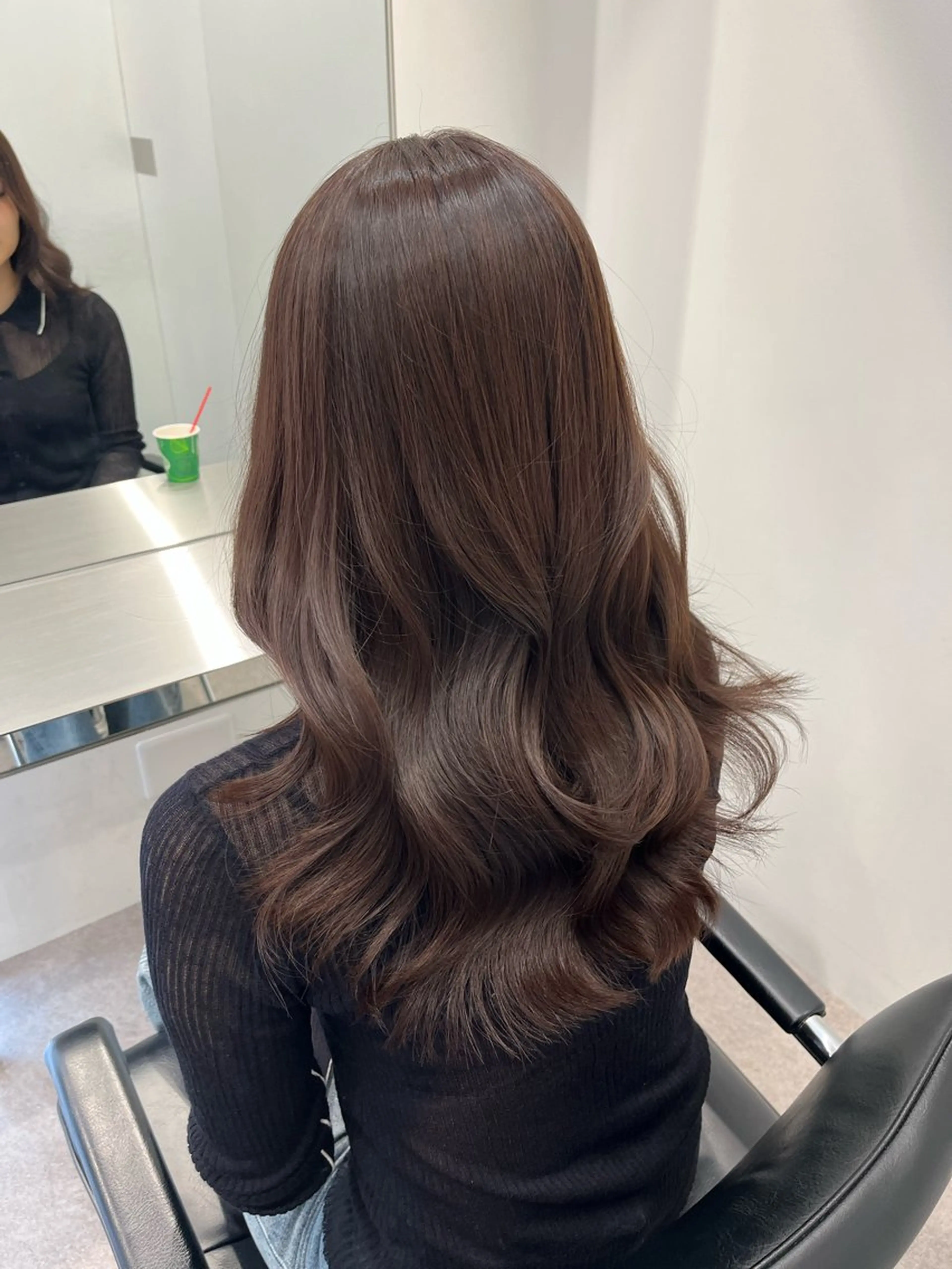 ロング カラー ヘアカラー ミルクティーベージュ /sara💛のヘアスタイル