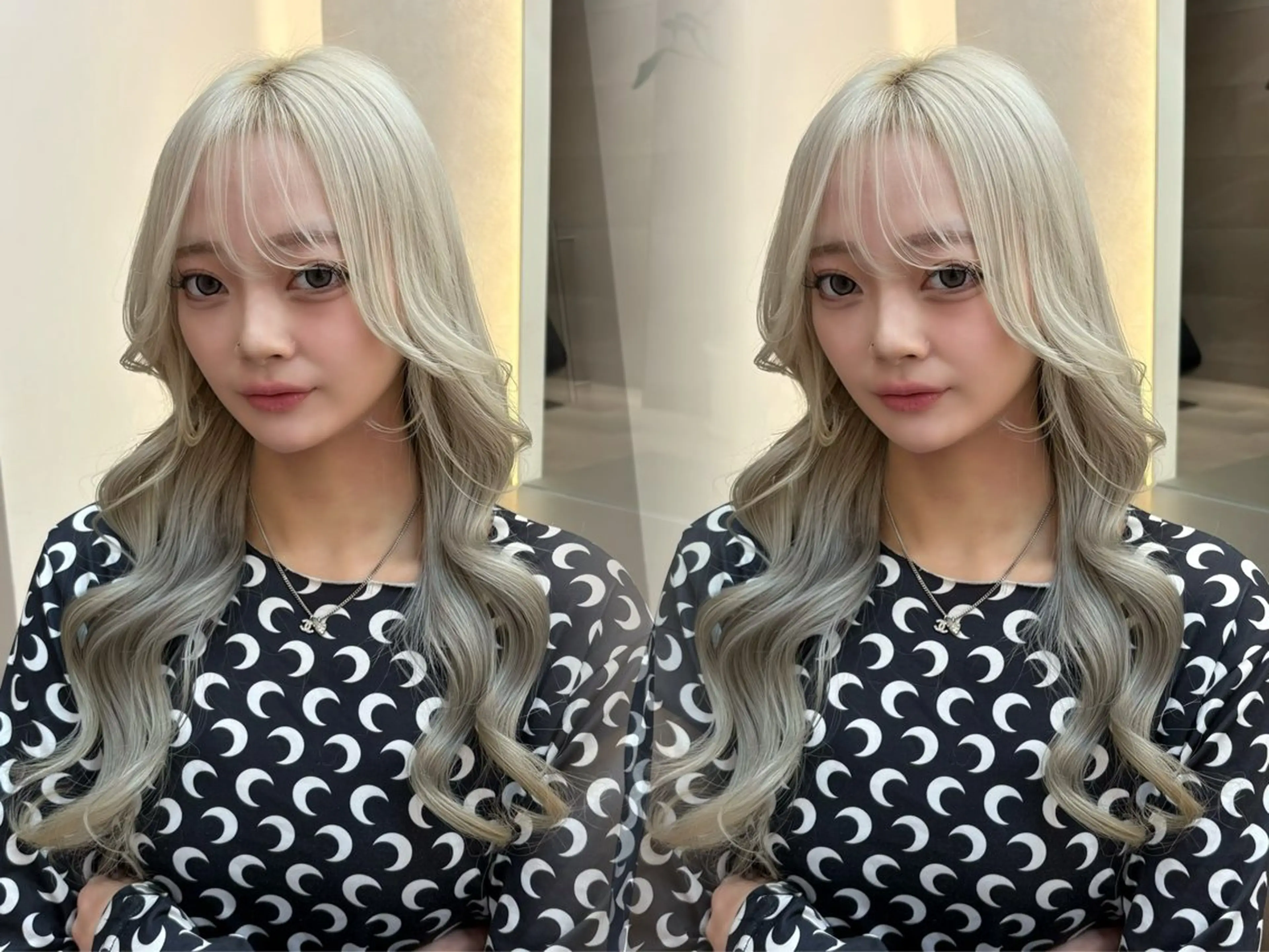 ❤️12月限定❤️ 最高峰ケア❄️韓国風カット+カラー＋🎄髪質改善ケラチントリートメント🎄の写真