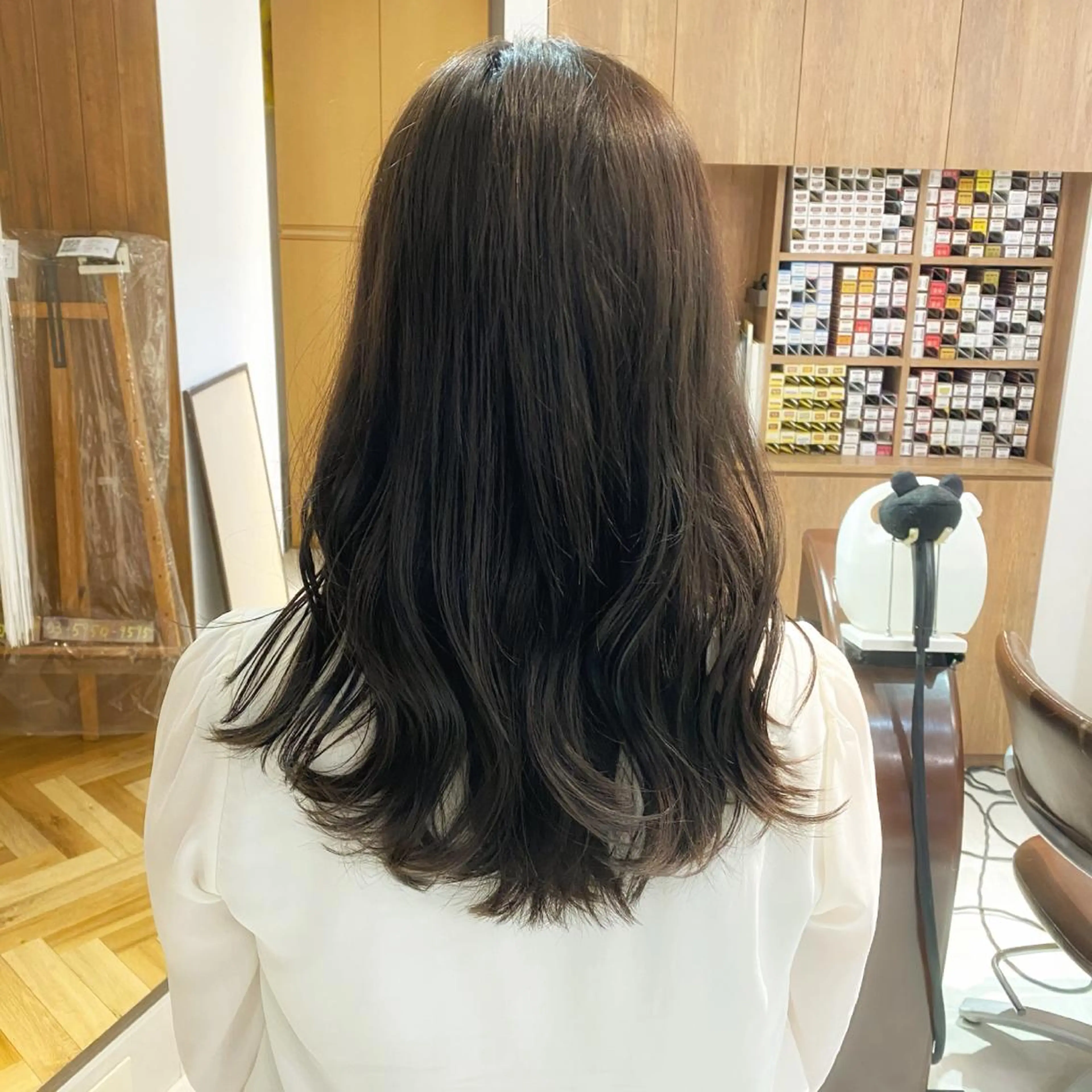 ロング ヘアアレンジ 韓国風ヘア レイヤーカット SALOWIN 池袋Suite店所属・髪質改善特化 安東駿介のヘアスタイル