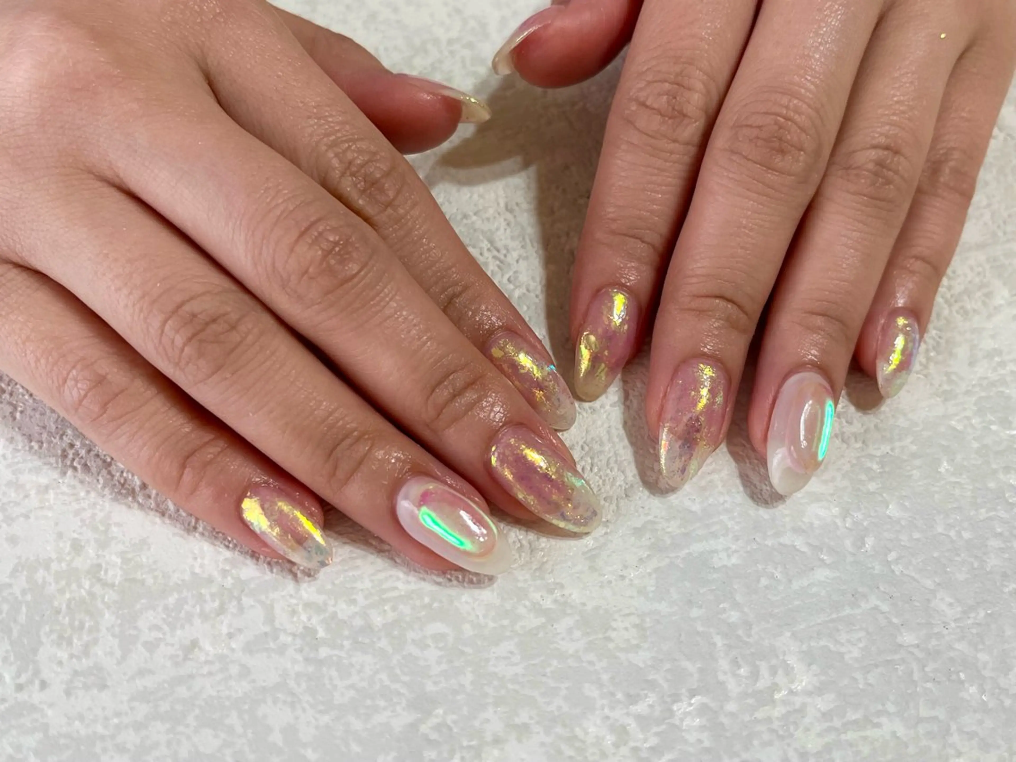 ネイル ジェルネイル 氷ネイル・うるうるネイル 韓国ネイル メンズネイル パラジェル ハンドネイル Mogu nail 二子玉川のネイルデザイン