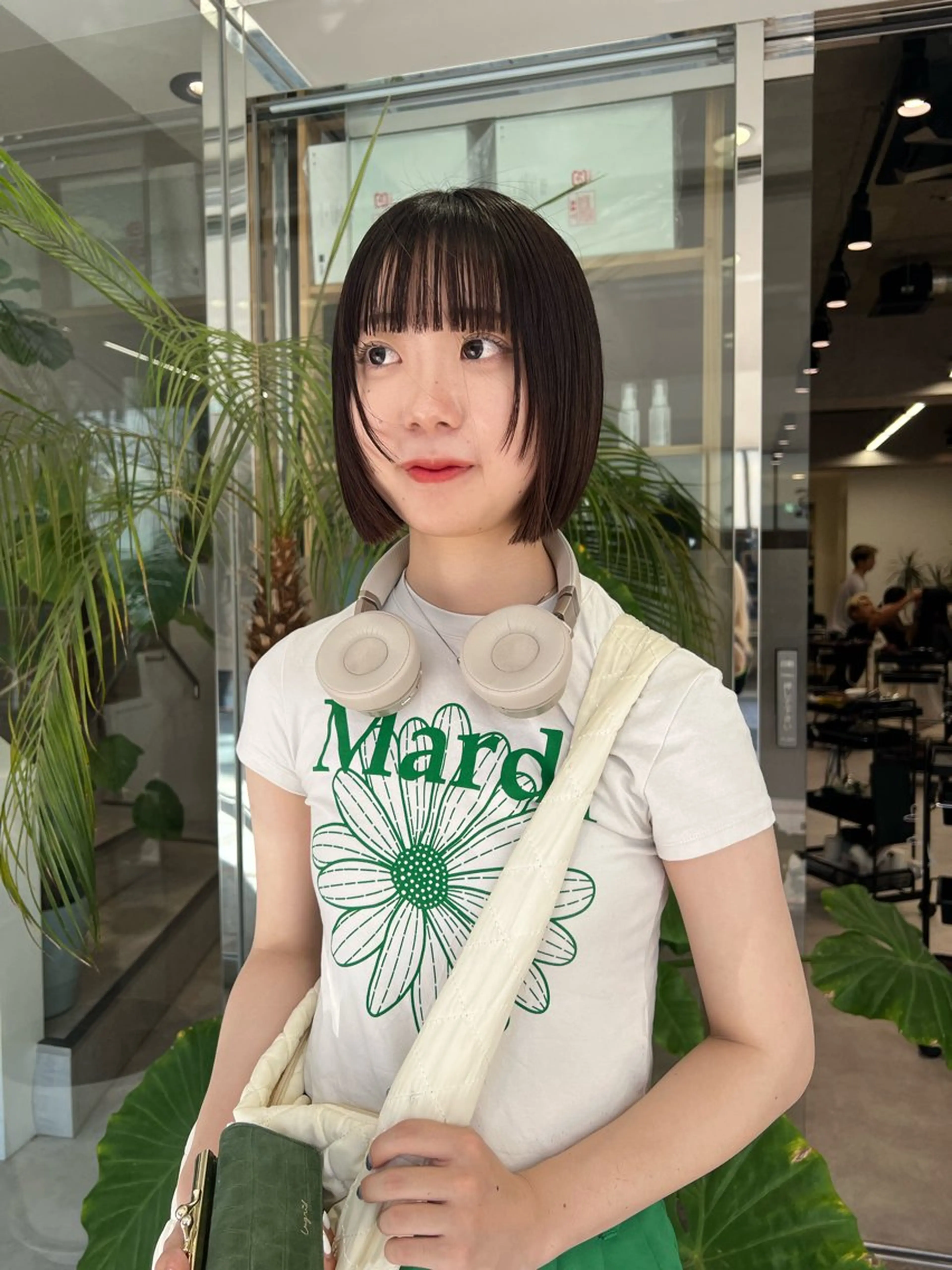 ショート 顔まわりレイヤー 顔周りカット レイヤーカット カット 透明感カラー/ボブ / MARIE🍇のヘアスタイル