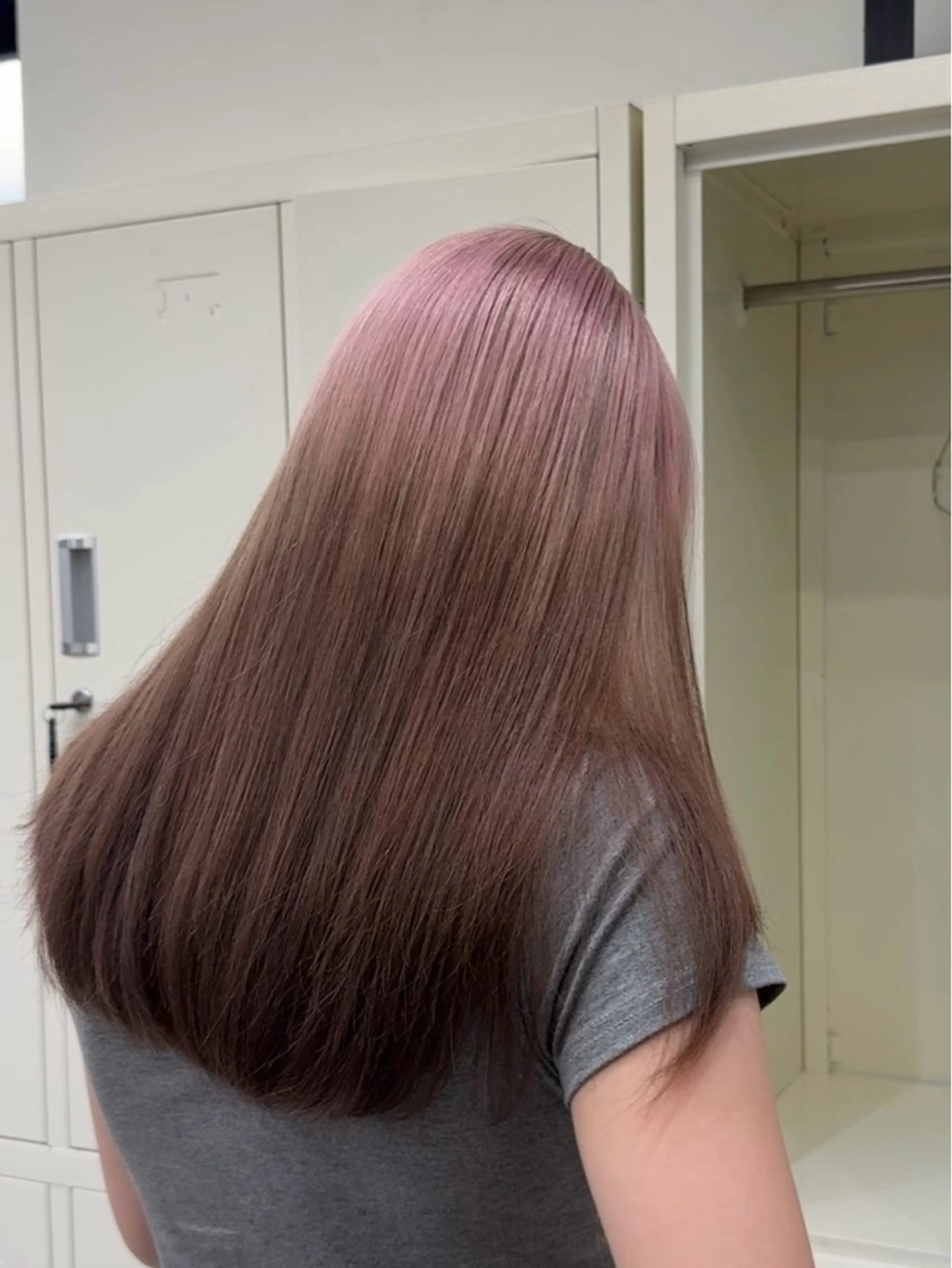 カラー ブラウンカラー ピンクカラー ヘアカラー カット¥1100 / 𝙍𝙪𝙣𝙖⟡.のヘアスタイル