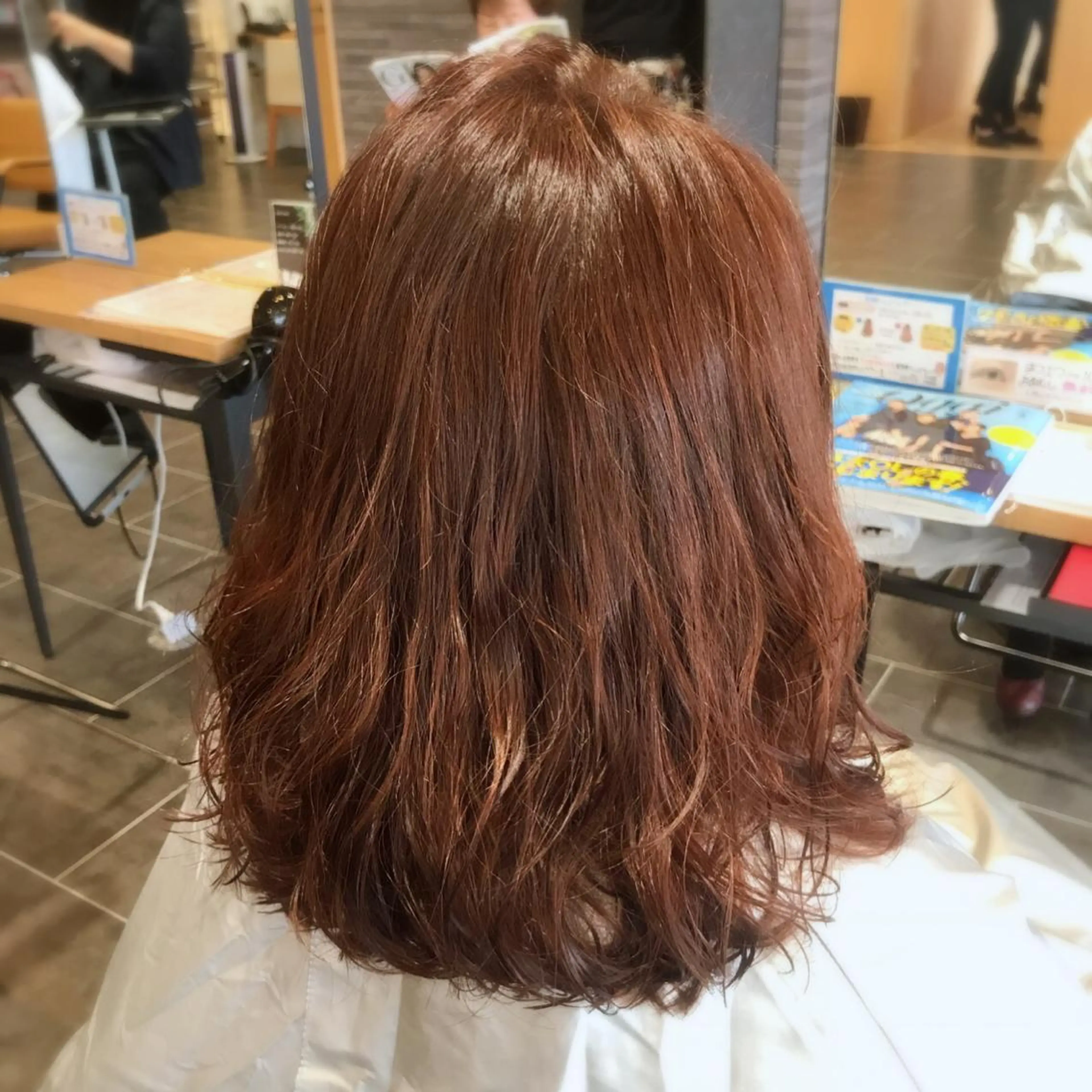 ミディアム カラー 【髪質改善】 夏目結以のヘアスタイル