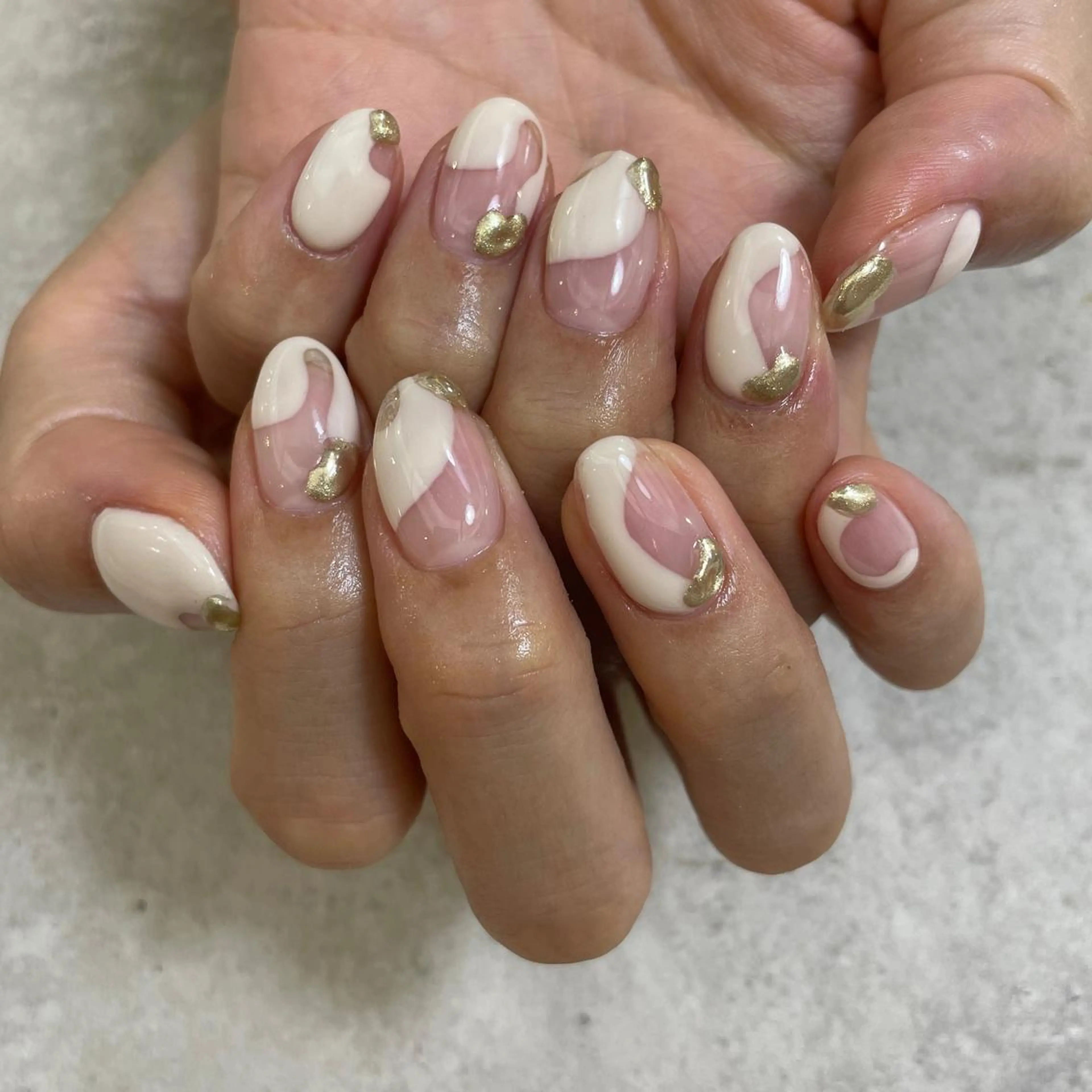 ネイル ニュアンスネイル シンプルネイル mignon by CHERIM A.tのマツエク・マツパデザイン