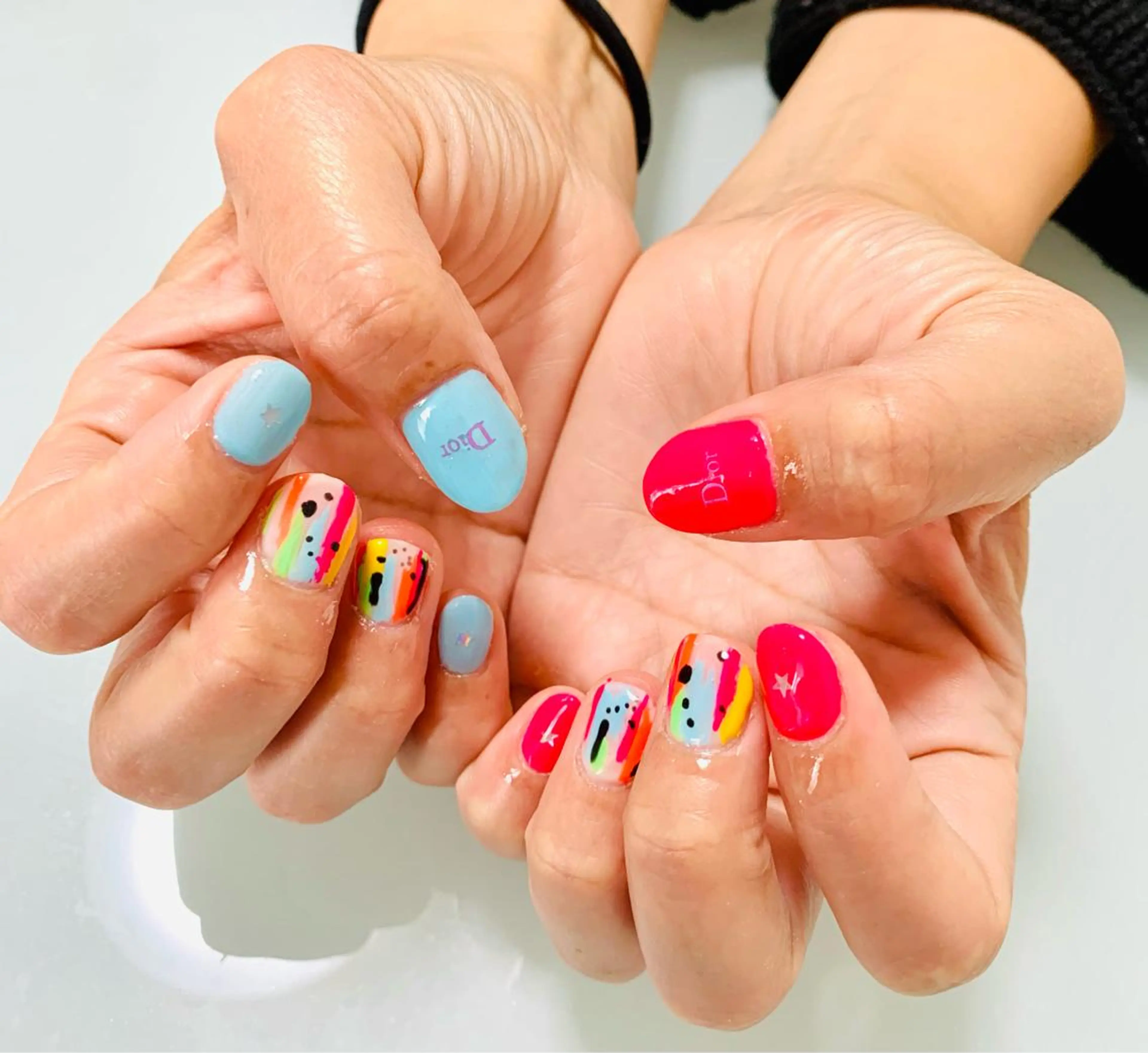 ネイル ハンドネイル 🌙🫧CHARME (RUKA)🦋🫧のネイルデザイン