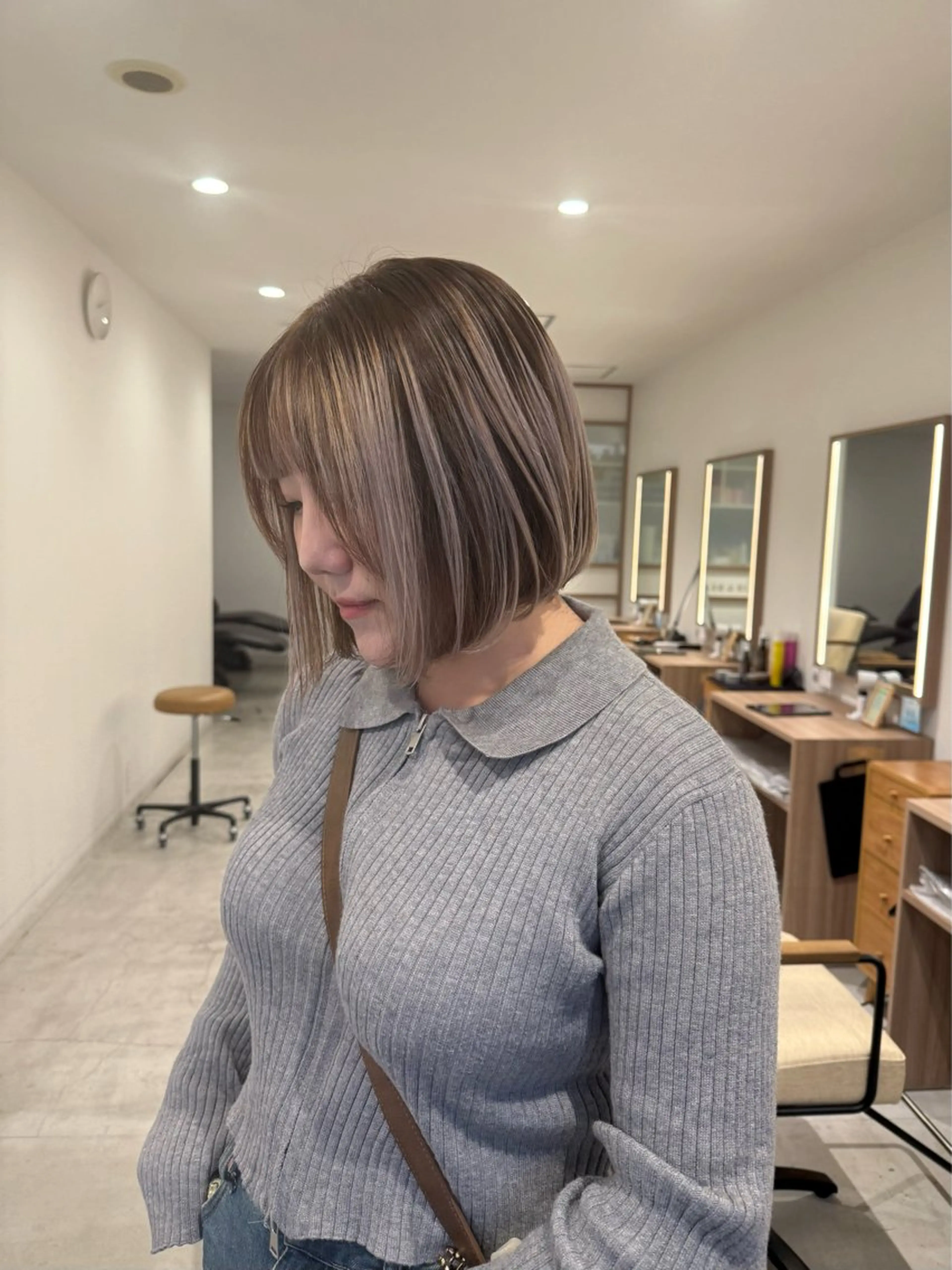 ミディアム カラー ヘアカラー 🐕🦺似合わせ 🐕🦺akariのヘアスタイル