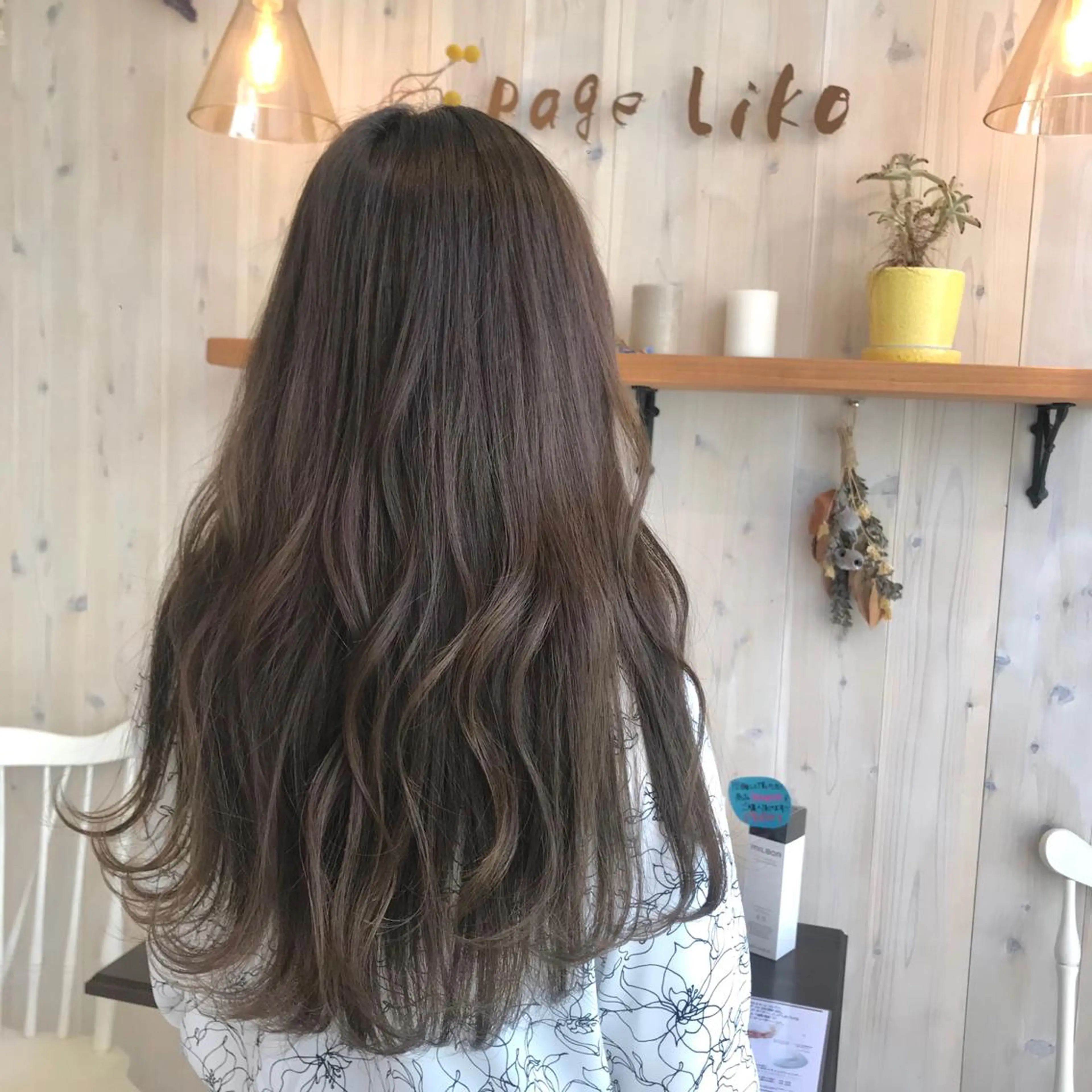 ロング カラー ベージュカラー 透明感カラー/ 寺田千雅子のヘアスタイル