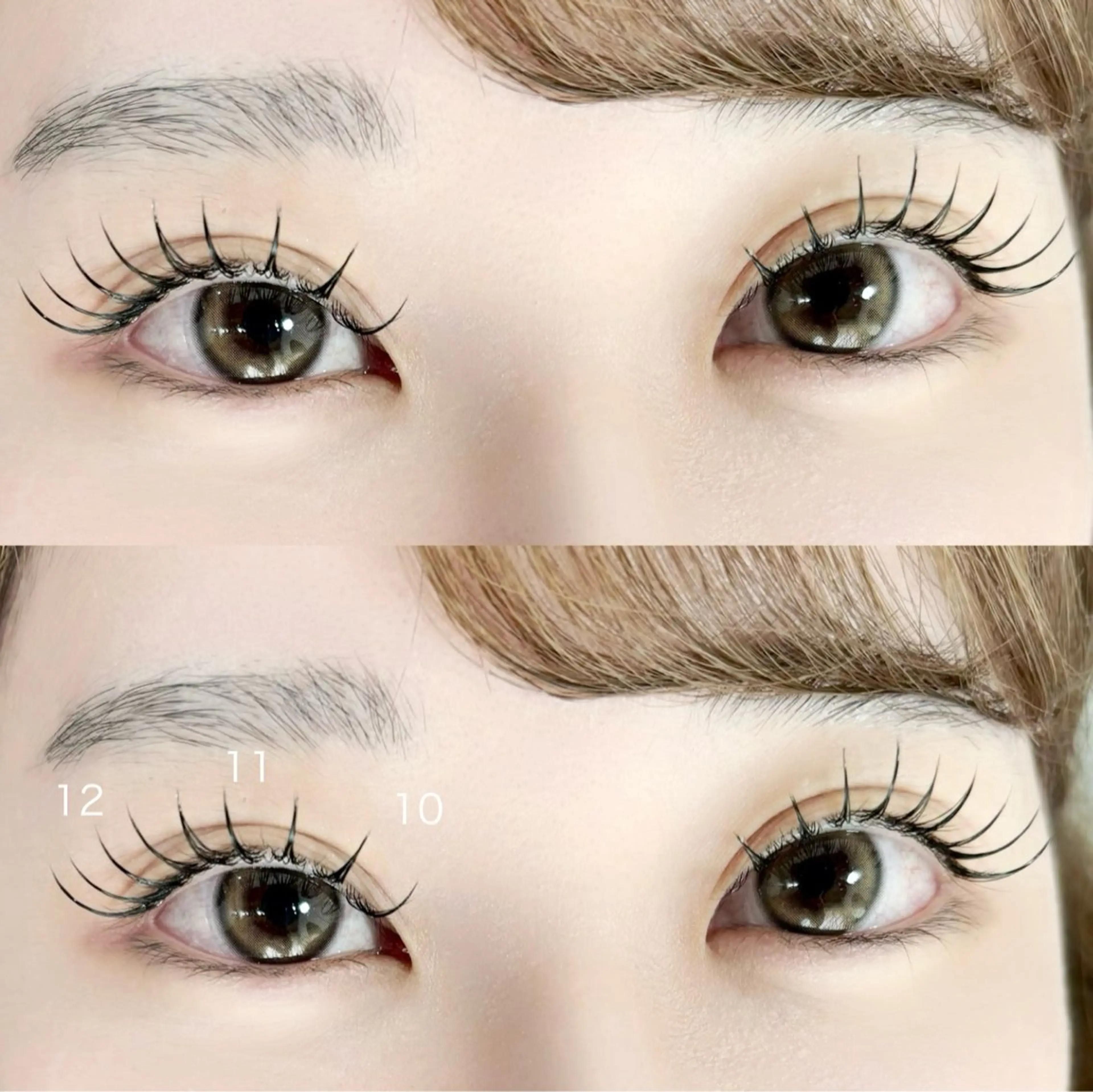 マツエク・マツパ Lucia 阿部のマツエク・マツパデザイン