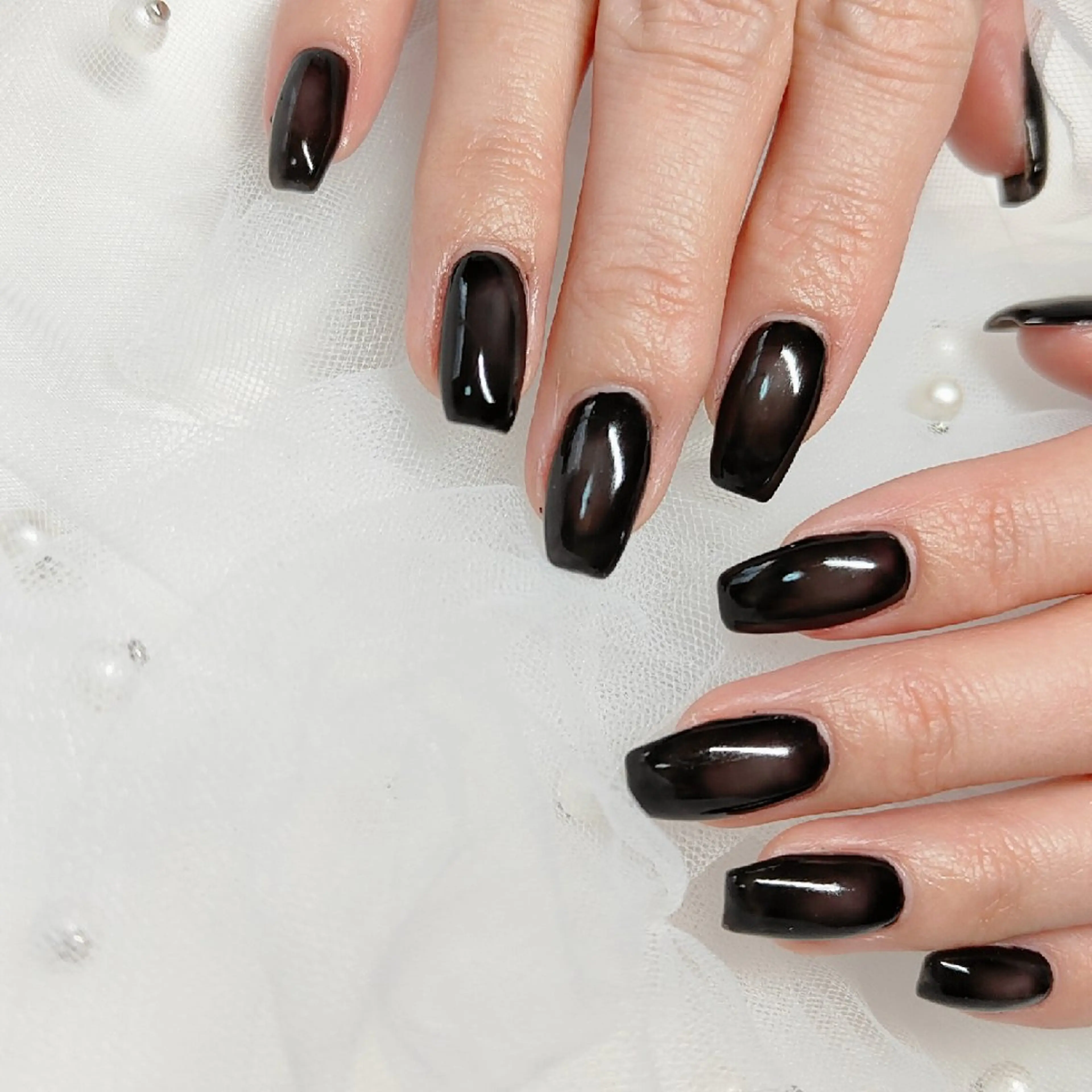 ネイル グラデーション ハンドネイル CLEAR NAILのネイルデザイン