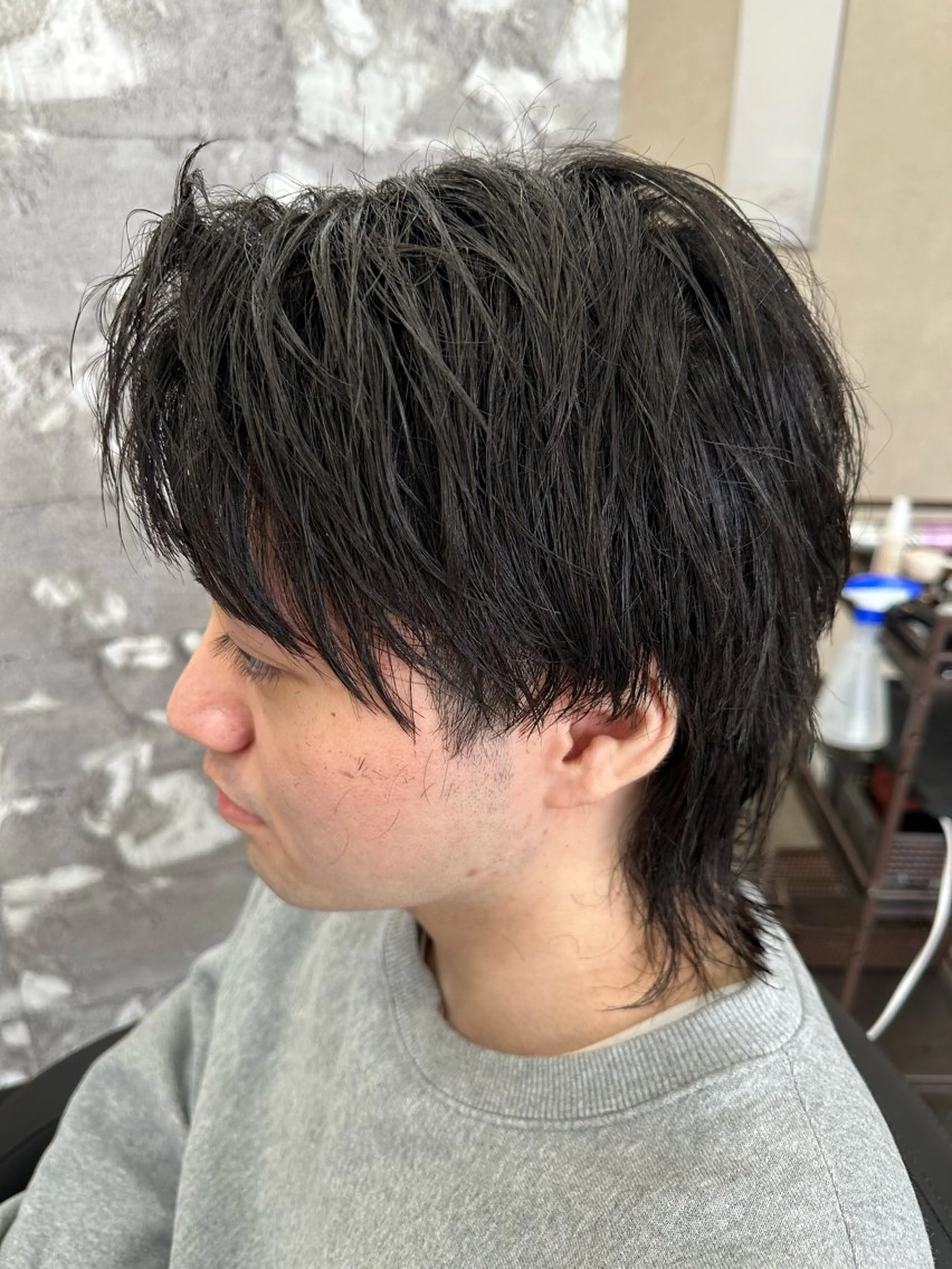 ショート パーマ メンズ メンズパーマ くせ毛 ✨愛知県初アイロン パーマ/ 瀬見井✨のヘアスタイル