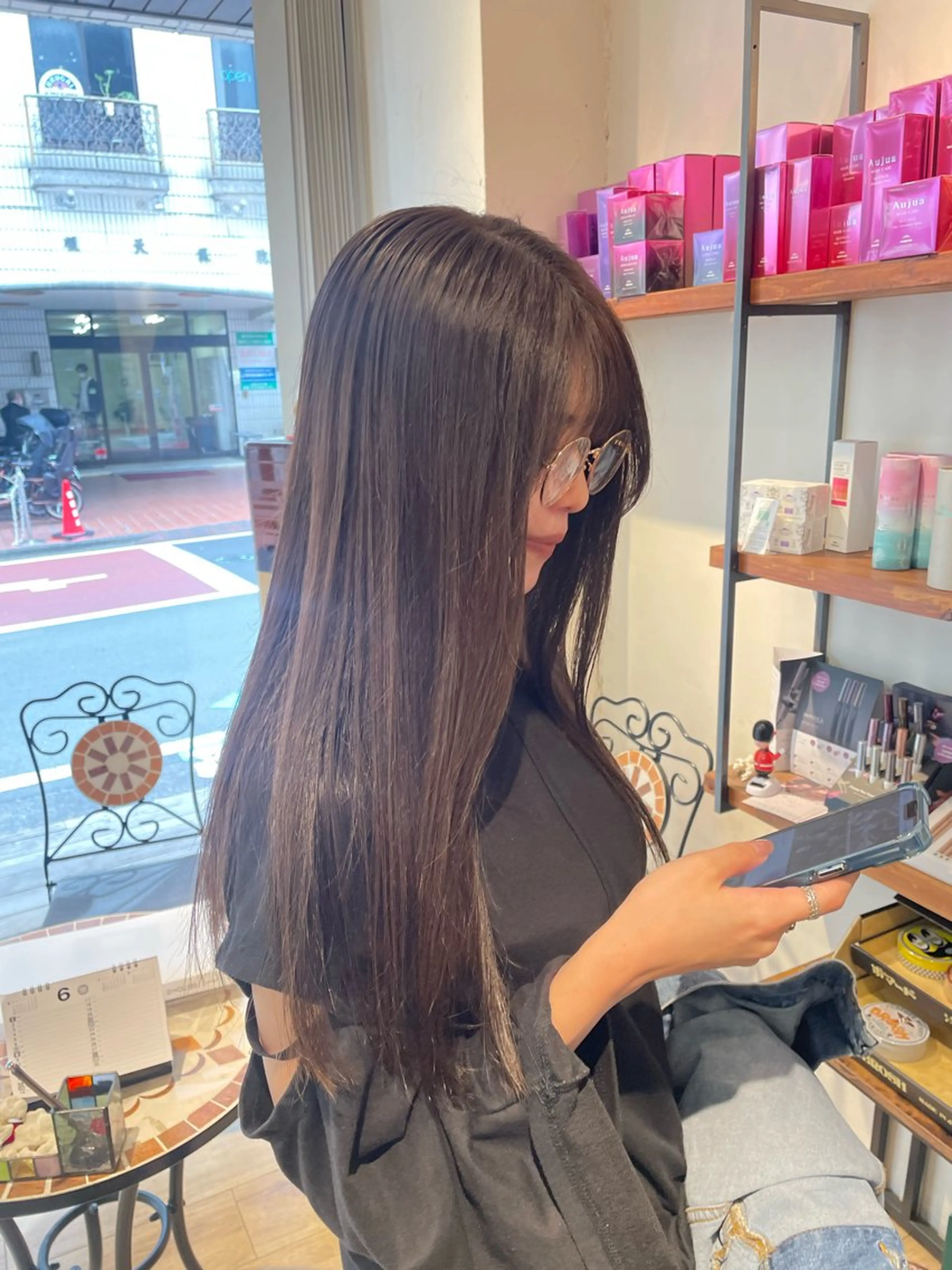 ロング カラー カット ヘアカラー トリートメント このみ/髪質改善 /ヘアアレンジ🫧のヘアスタイル