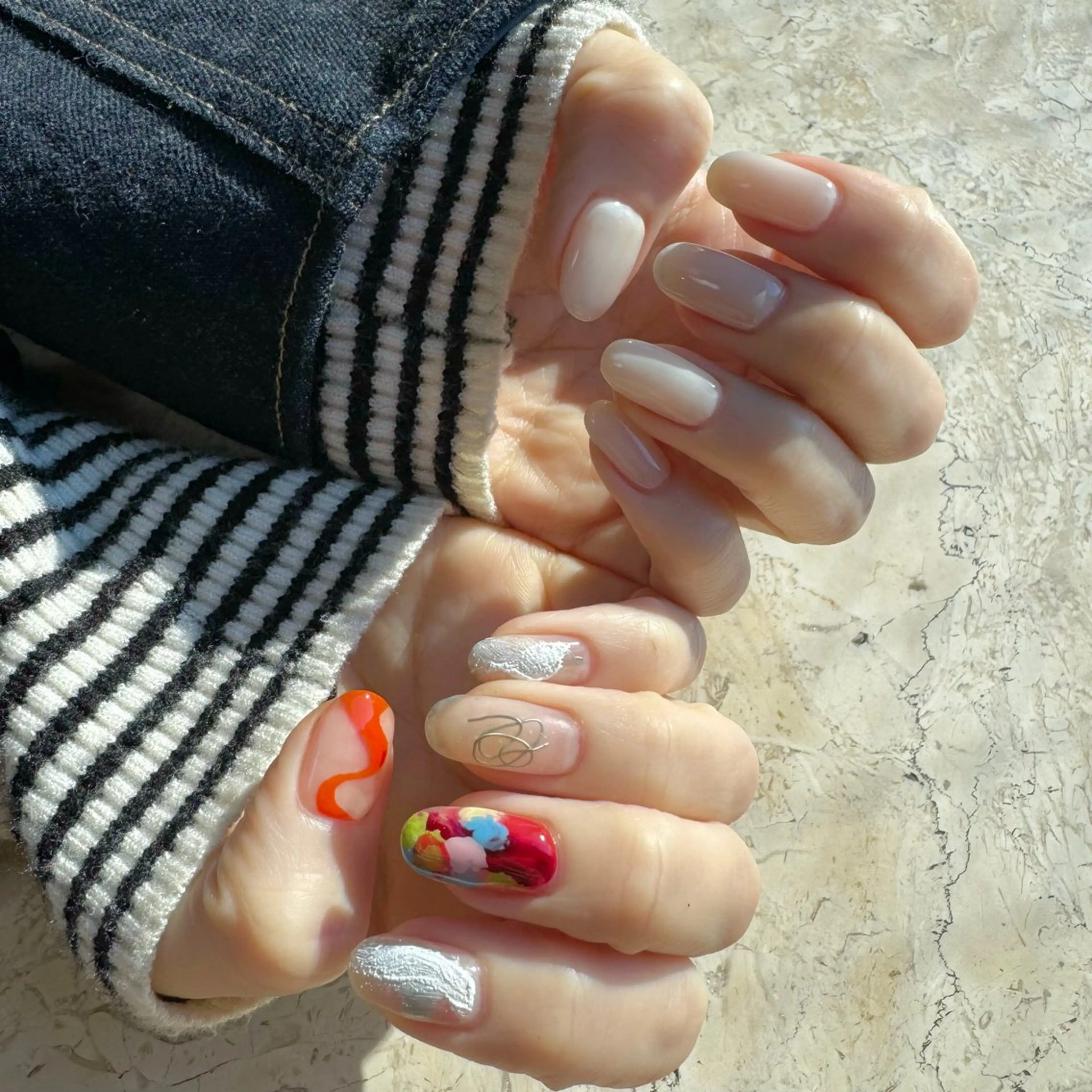 ネイル ハンドネイル フットネイル nail salon mieux(ミュー)のネイルデザイン