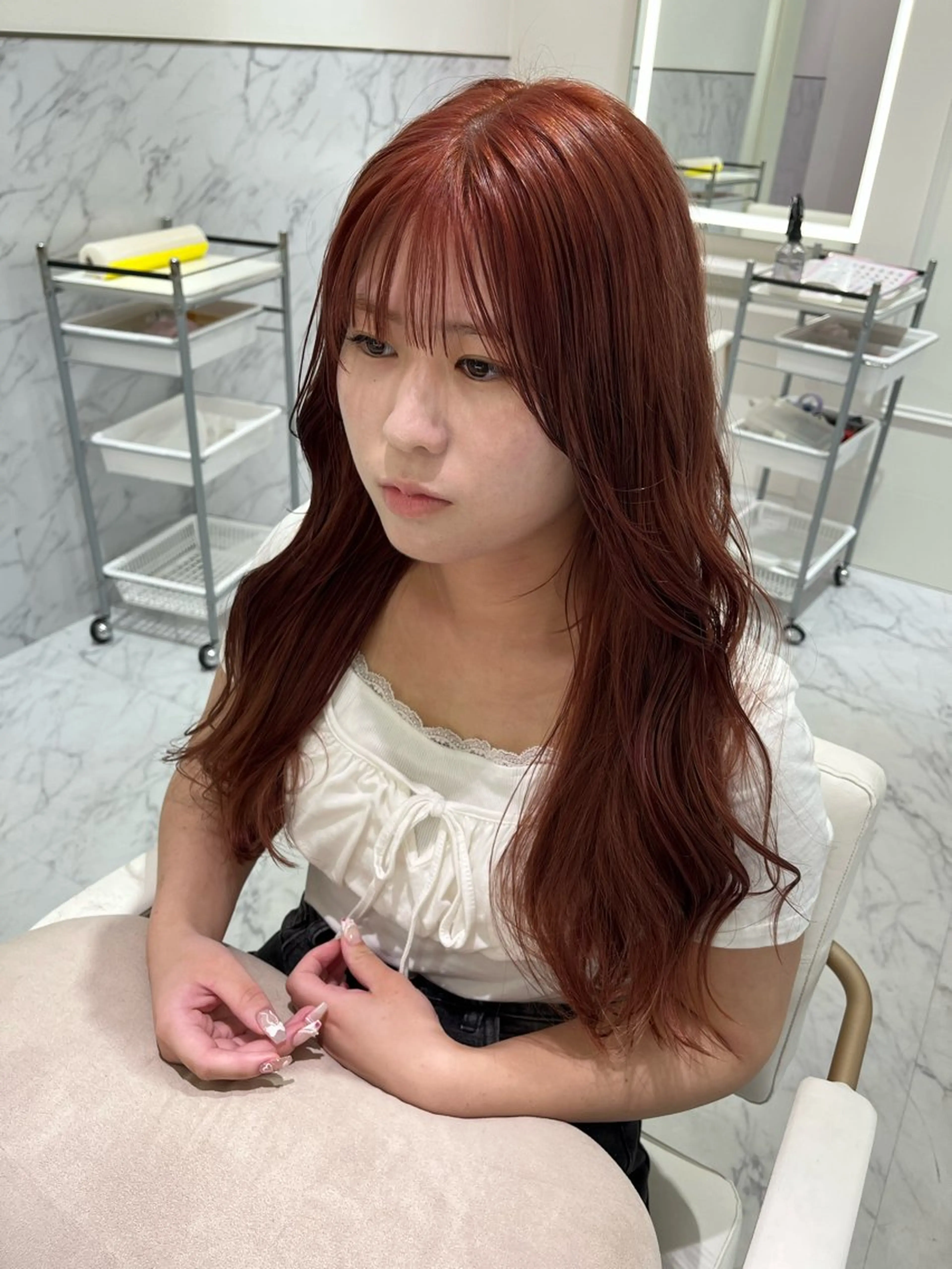 ロング ヘアカラー ParveMix /石田 佳澄🩶のヘアスタイル