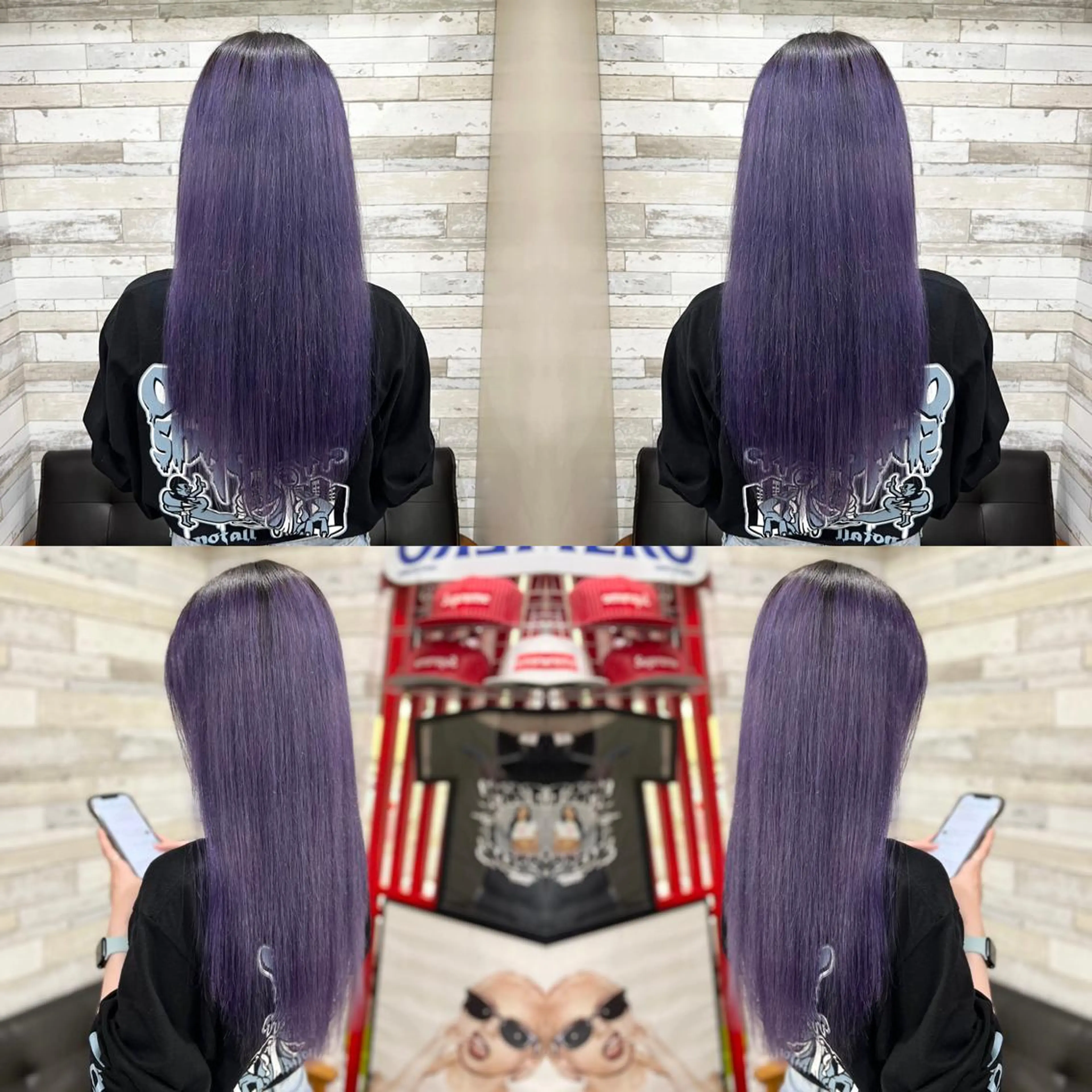 セミロング カラー ヘアカラー トリートメント "PEPPU "所属・🌈推し色派手髪 ハイトーンShinのヘアスタイル