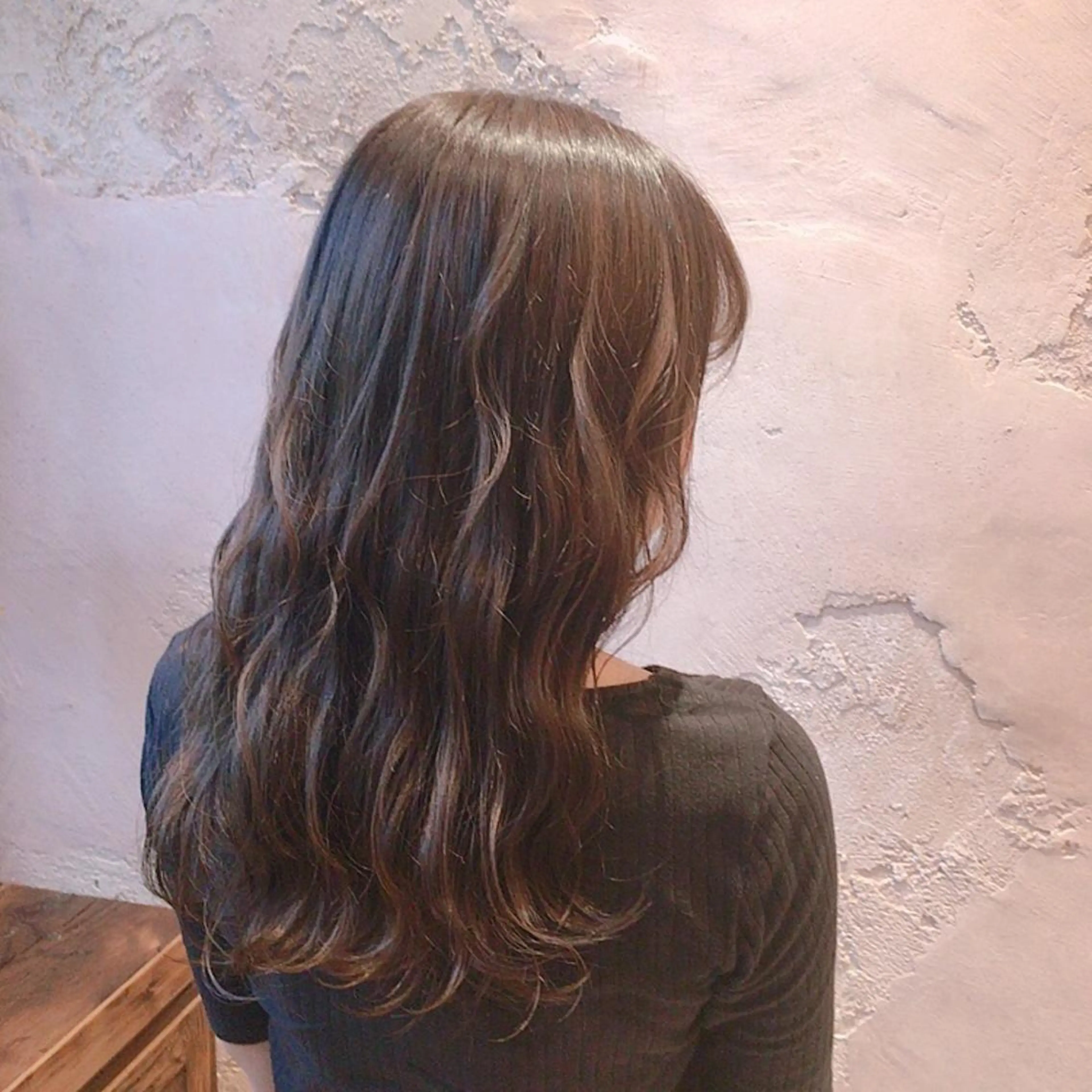 セミロング カラー Puamelia 名古屋所属・韓国風ヘア✻透明感 カラー✻yukaのヘアスタイル