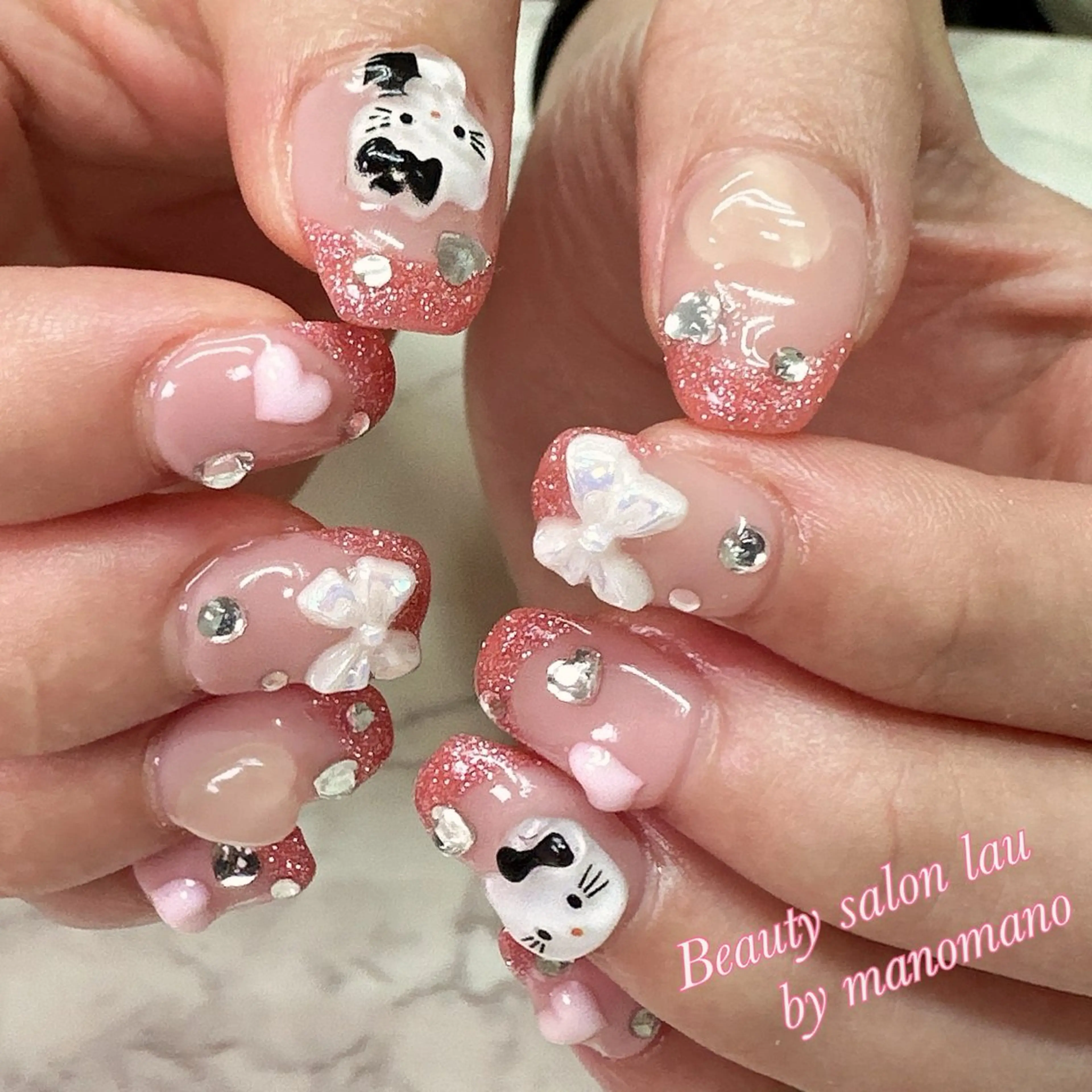 ネイル ハンドネイル ラウバイマノマノ なかざとのネイルデザイン