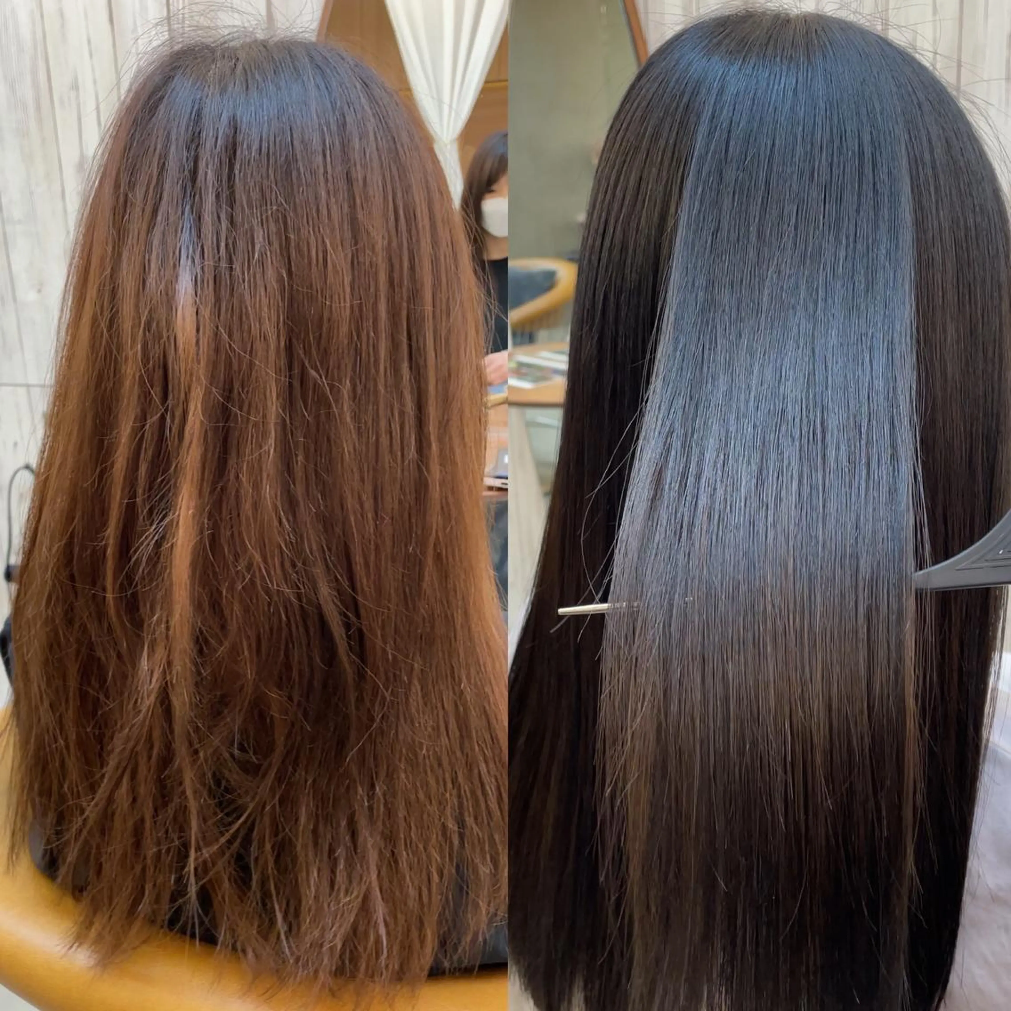 ロング 縮毛矯正 メンズ/韓国レイヤー /縮毛矯正/📍爽太のヘアスタイル