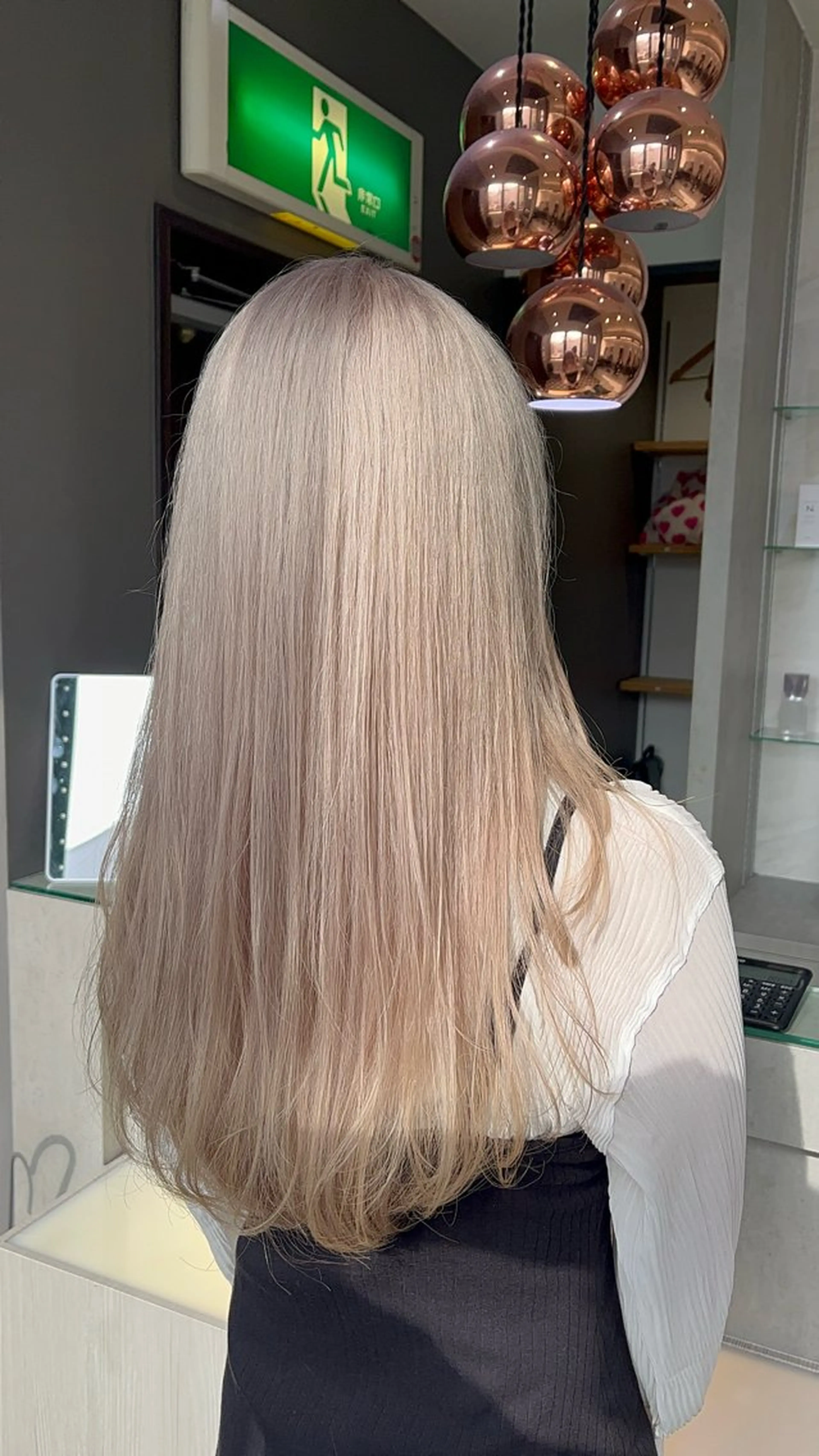 セミロング カラー dao/ミルクティー /ブラウン/ブロンドのヘアスタイル