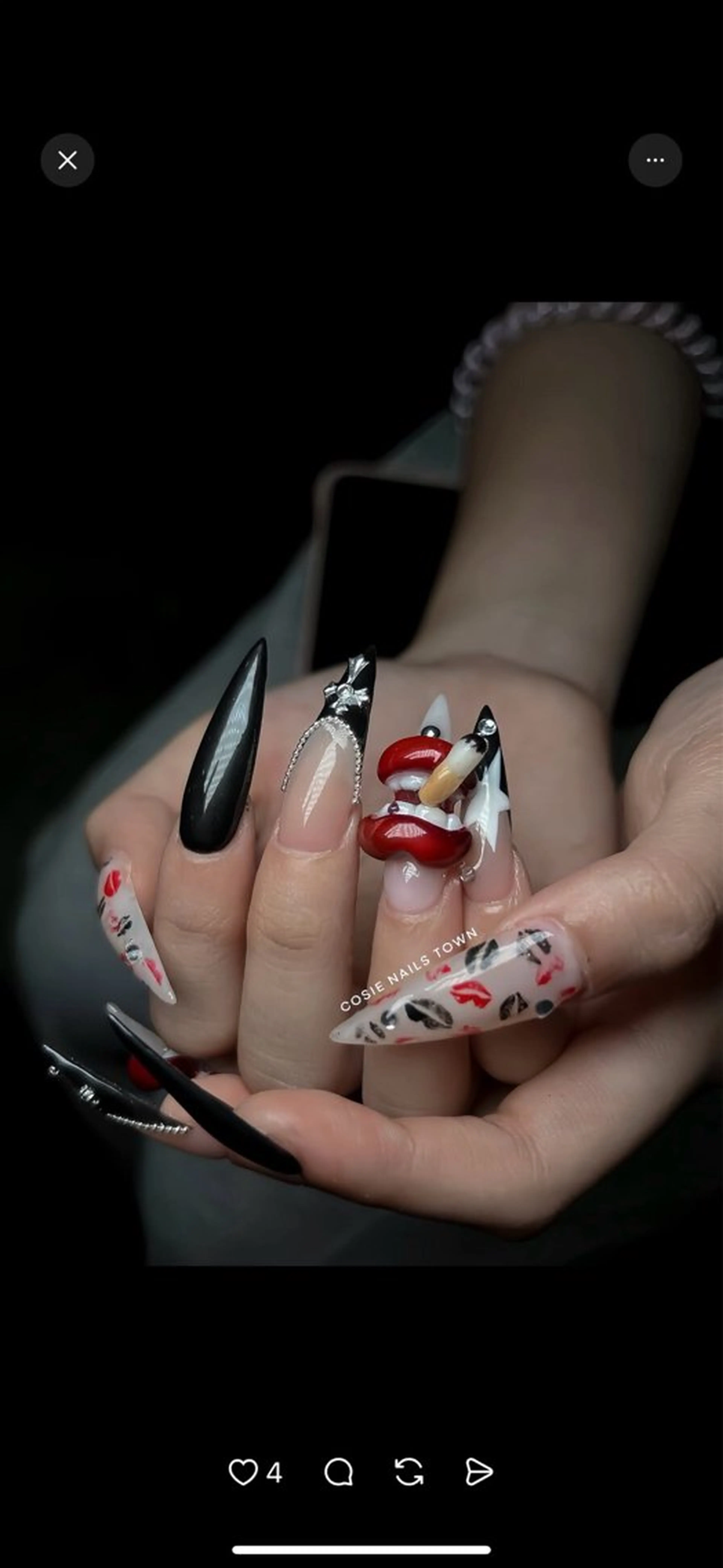 ネイル アートネイル 長さ出し キラキラネイル ワンホンネイル ハンドネイル ハンドケア Panda chan Novaのネイルデザイン