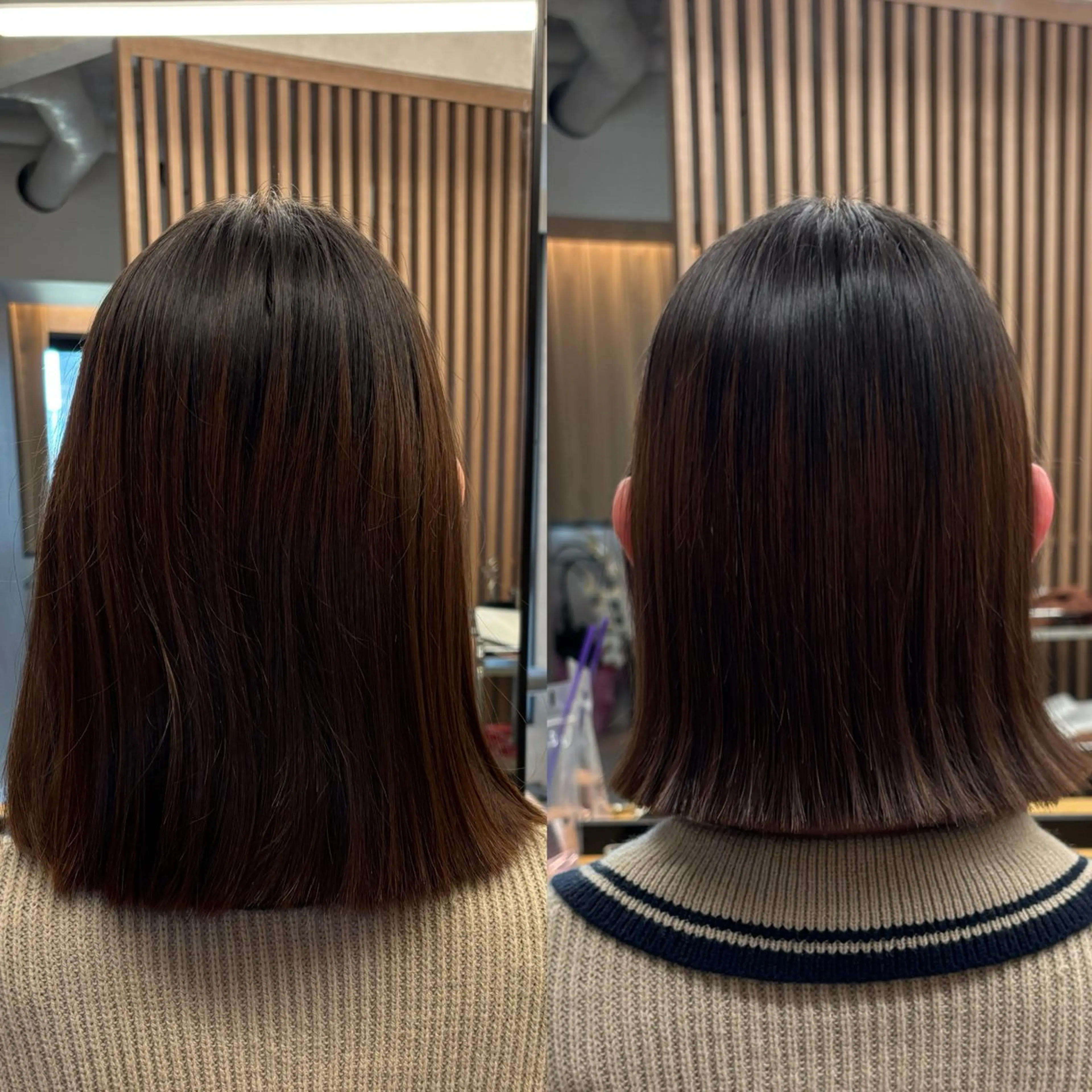 ミディアム 髪質改善 縮毛矯正 トリートメント 天衣無縫所属・矢口 嵩人のヘアスタイル