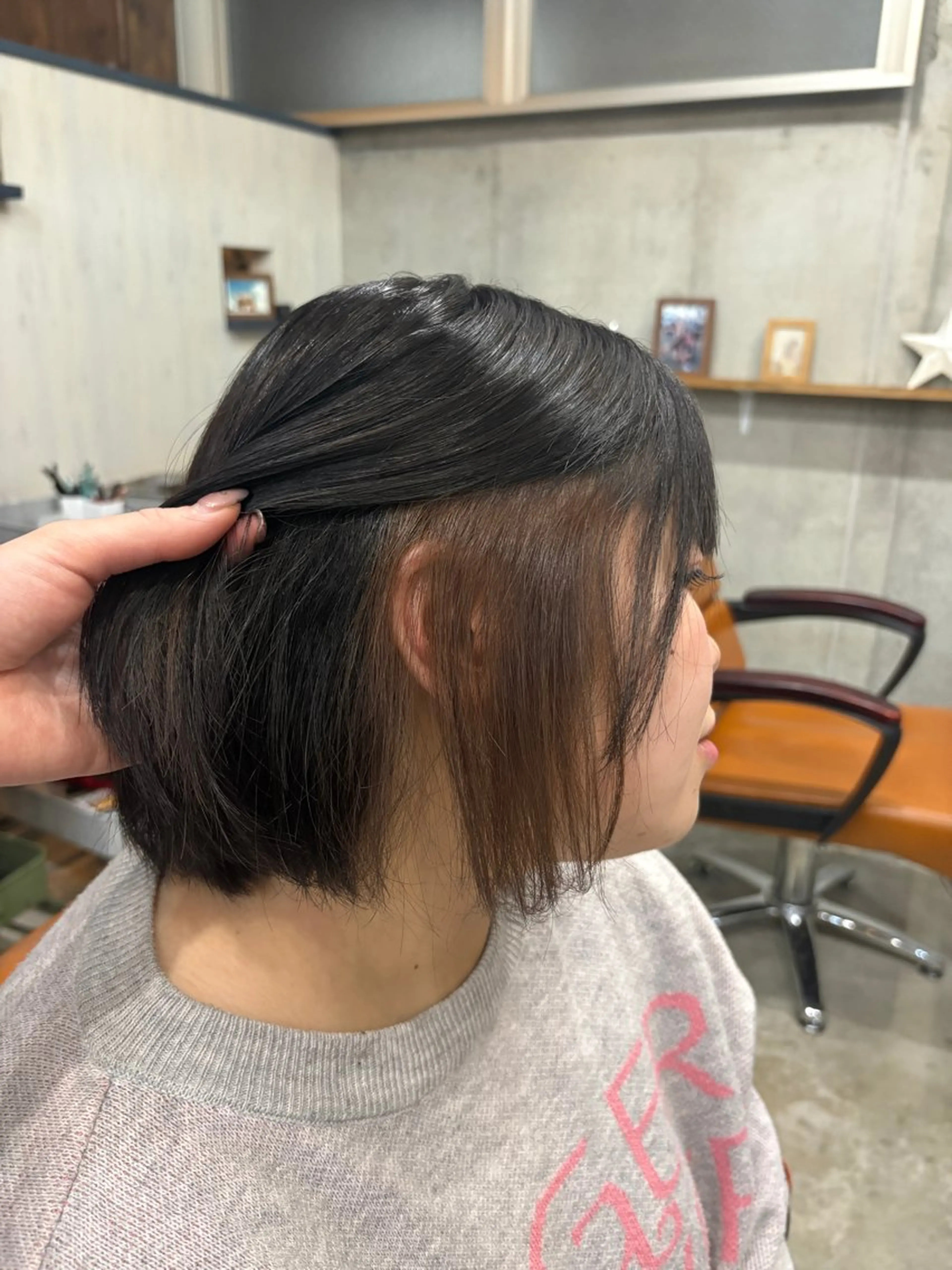 ミディアム カット ヘアカラー Trip 香椎所属・Yukino/ 透明カラー🫧のヘアスタイル