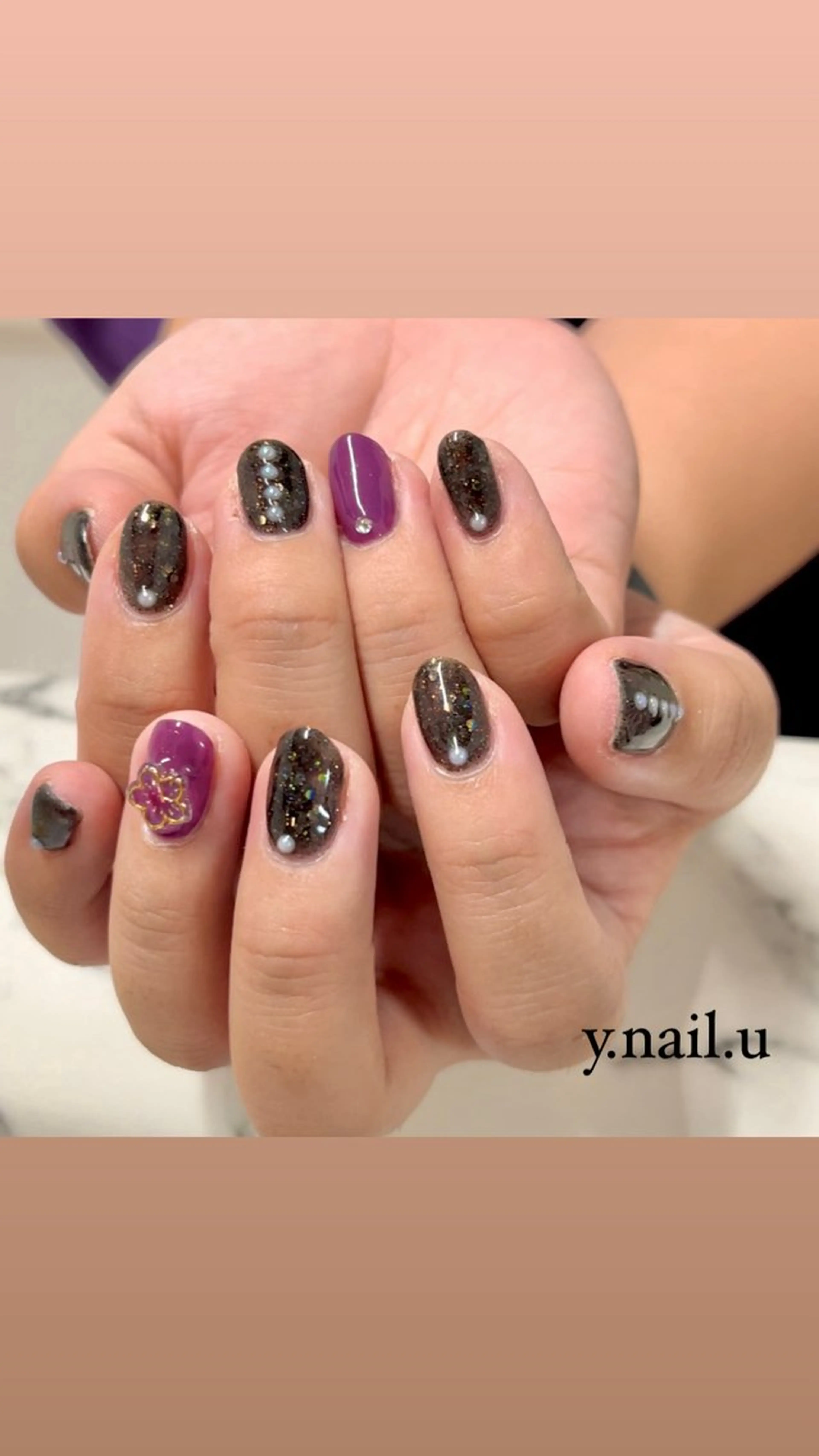 ネイル nail.u所属・テルイ ユウのネイルデザイン