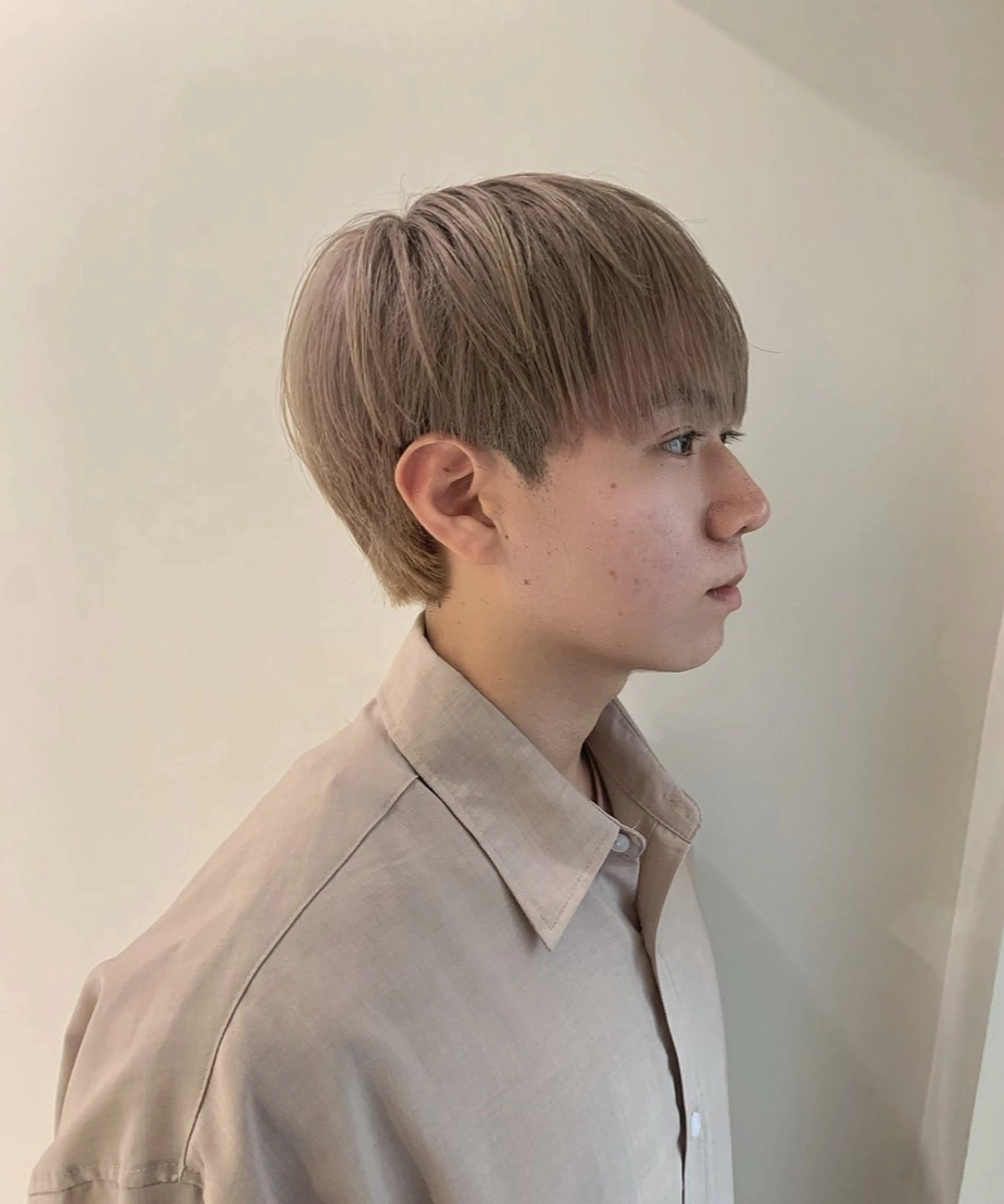 ショート カラー メンズ [渋谷美容師] 玲弥のヘアスタイル