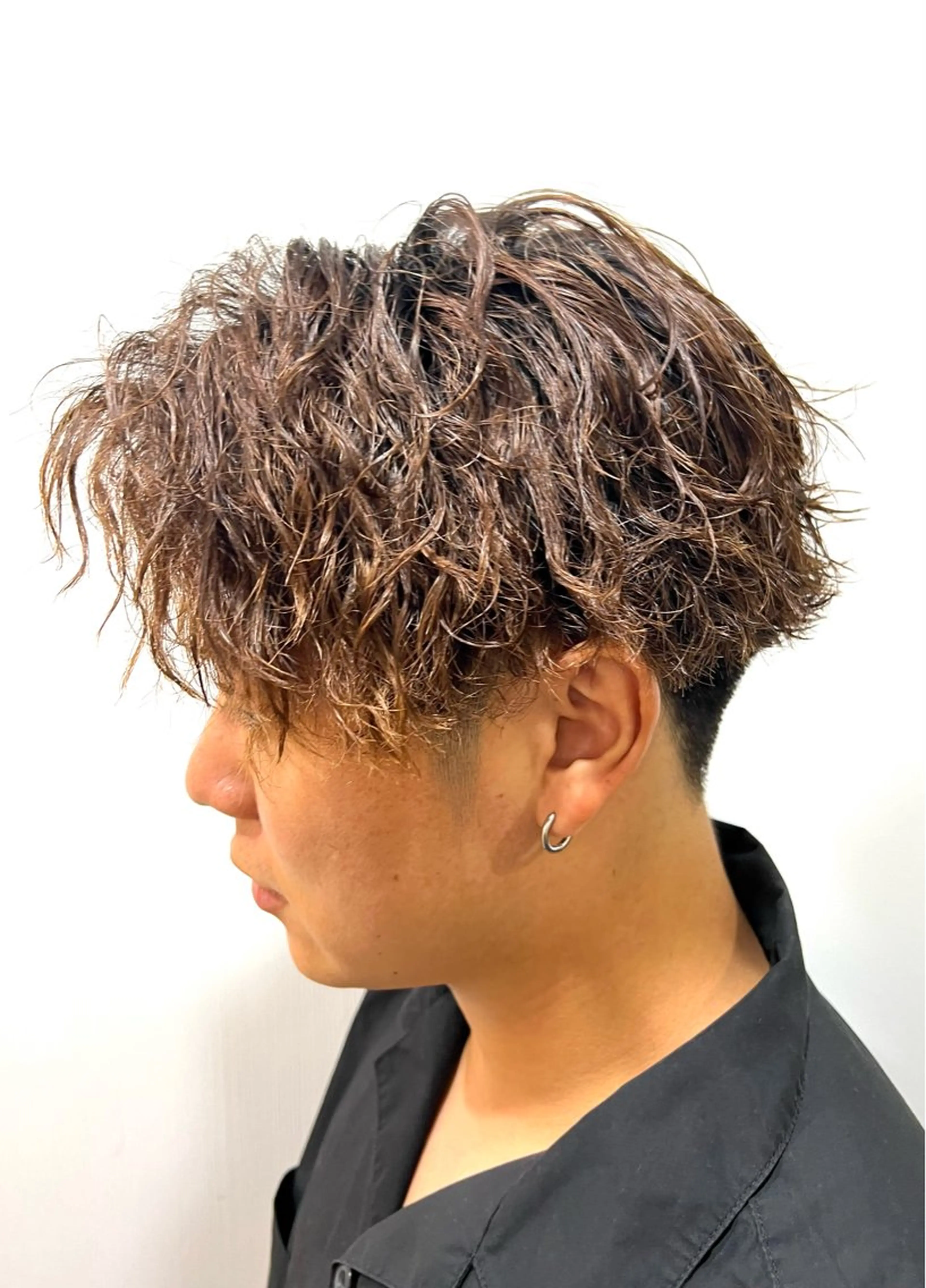 ショート パーマ メンズ メンズパーマ ツイストスパイラルパーマ スパイラルパーマ 🧸メンズ専門🧸 蛯名修人のヘアスタイル