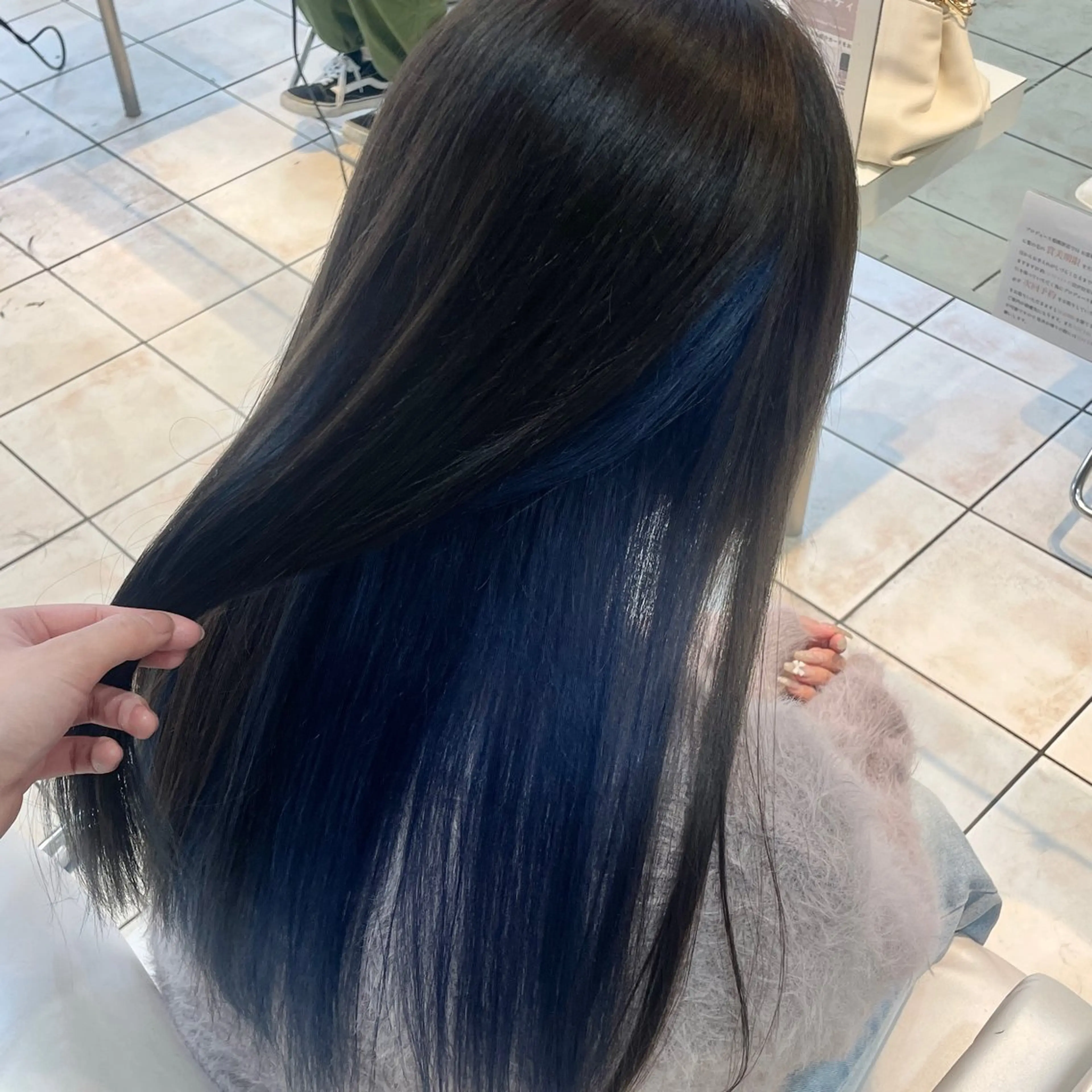 セミロング カラー ブリーチ/ヘアセット 【𝙍𝙞𝙣𝙤】のヘアスタイル