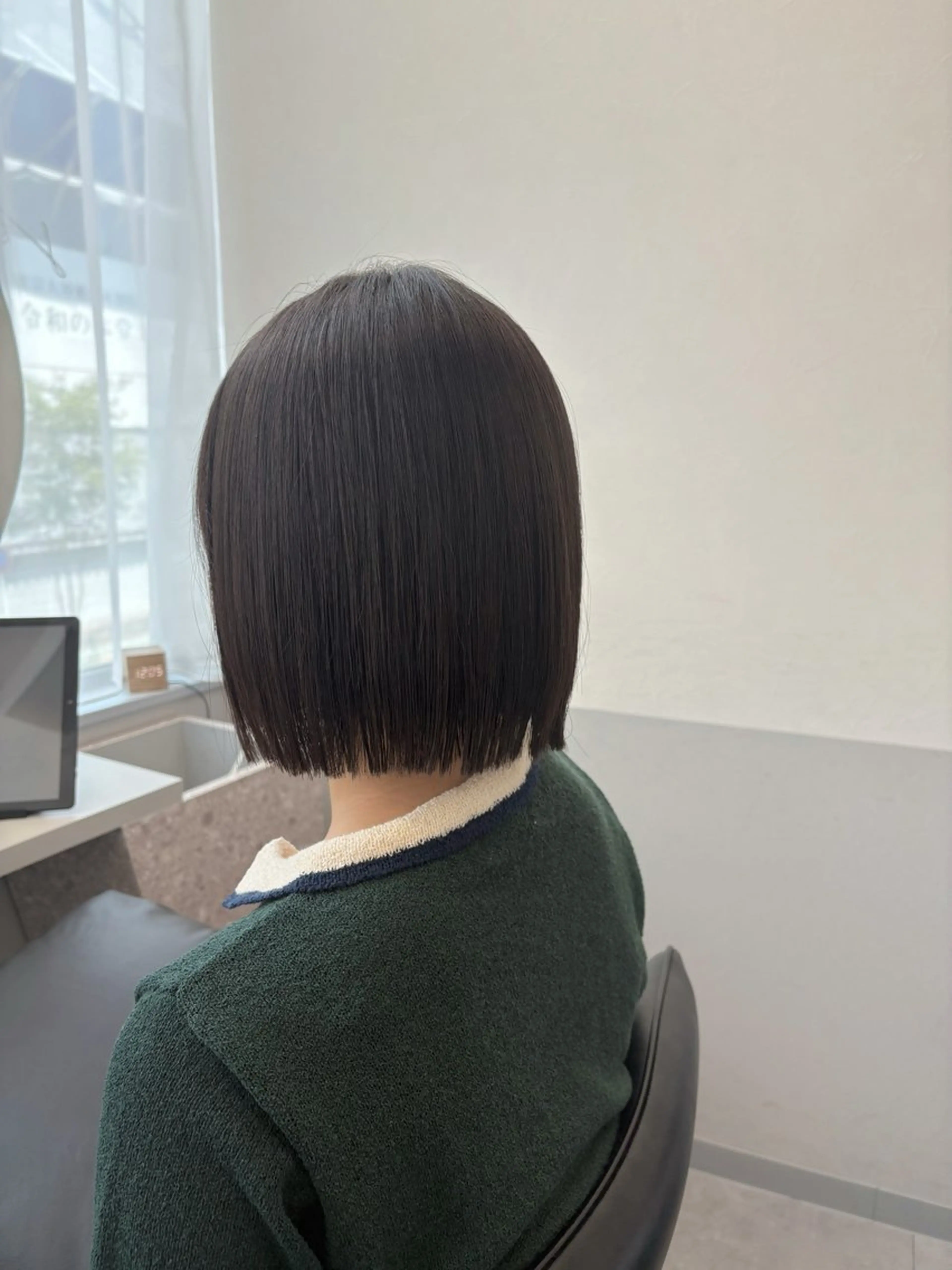 ミディアム カラー ボブ 小顔カット カット ヘアカラー トリートメント 🌷MIREA🌷 LUANA 難波店のヘアスタイル