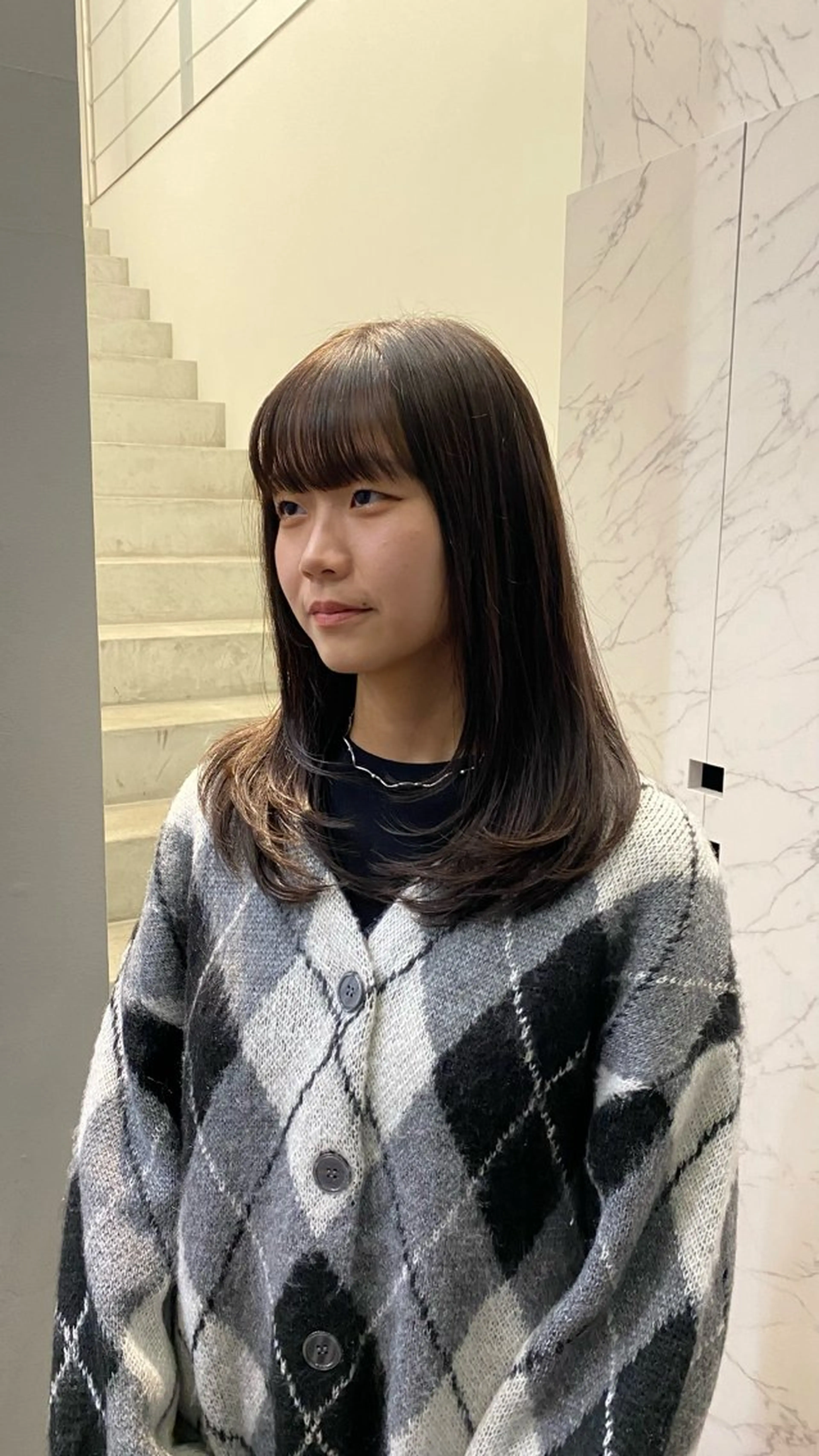 ロング マツザキ マナトのヘアスタイル