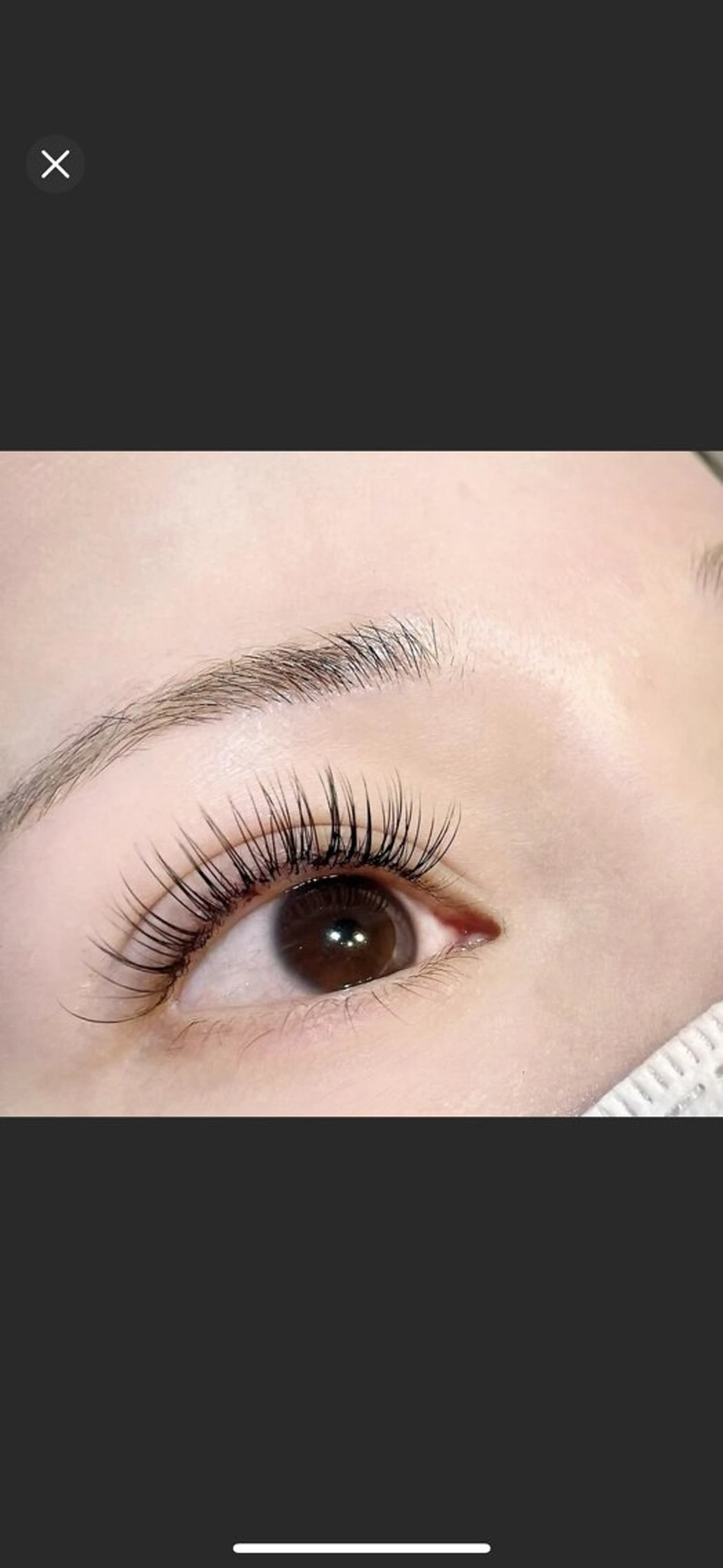 まつエク【フラットラッシュ】超軽量高持続力120本の写真