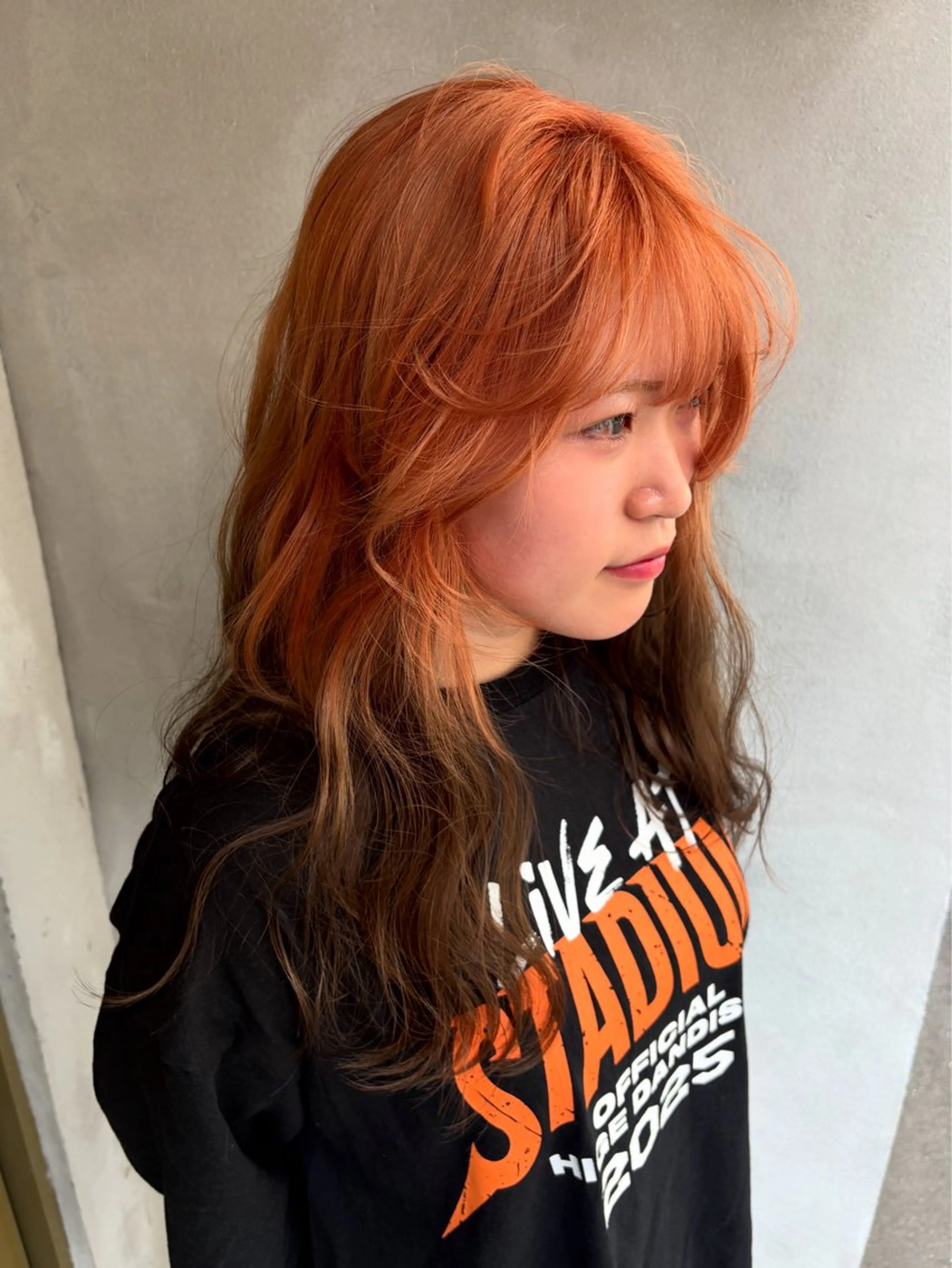 ロング ロング ヘアカラー トリートメント ヘアセット tonari所属・ブリーチモデル/ カットモデル/Riaのヘアスタイル