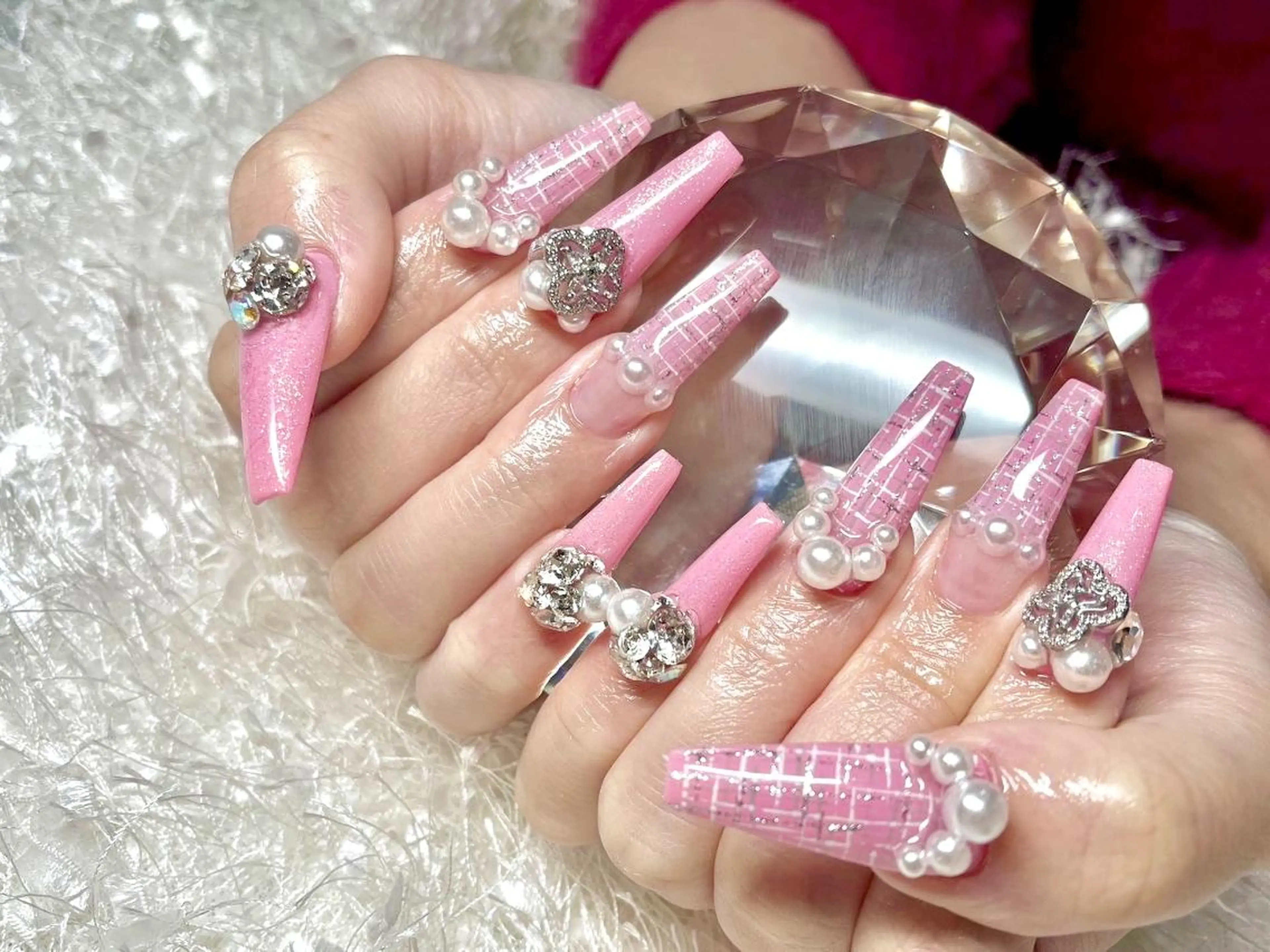 ネイル 長さ出し フレンチネイル ジェルネイル グラデーション 韓国ネイル ハンドネイル Nail&eye Belire 新宿のネイルデザイン