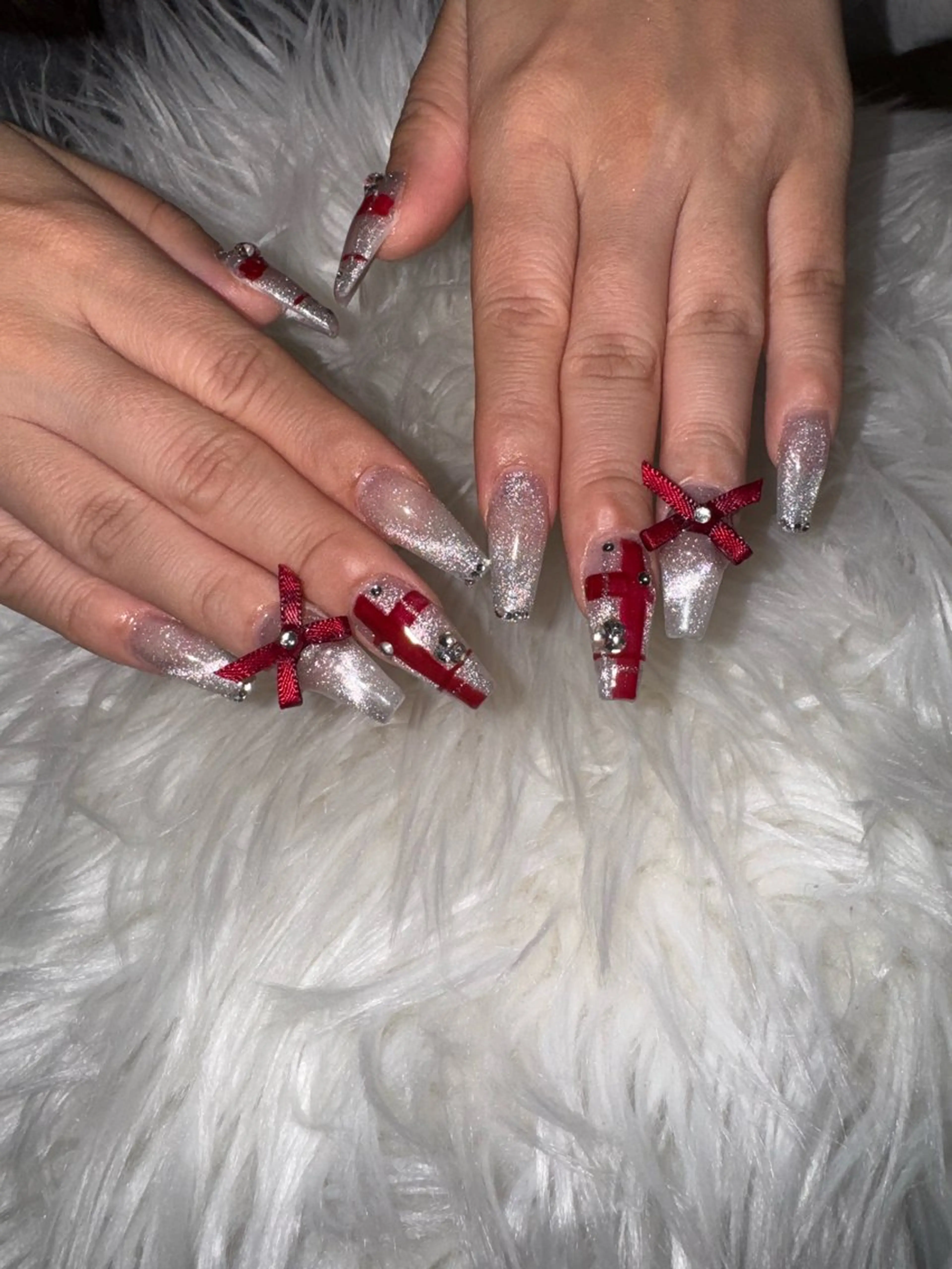 ロング LaLa Peach 崎原のネイルデザイン