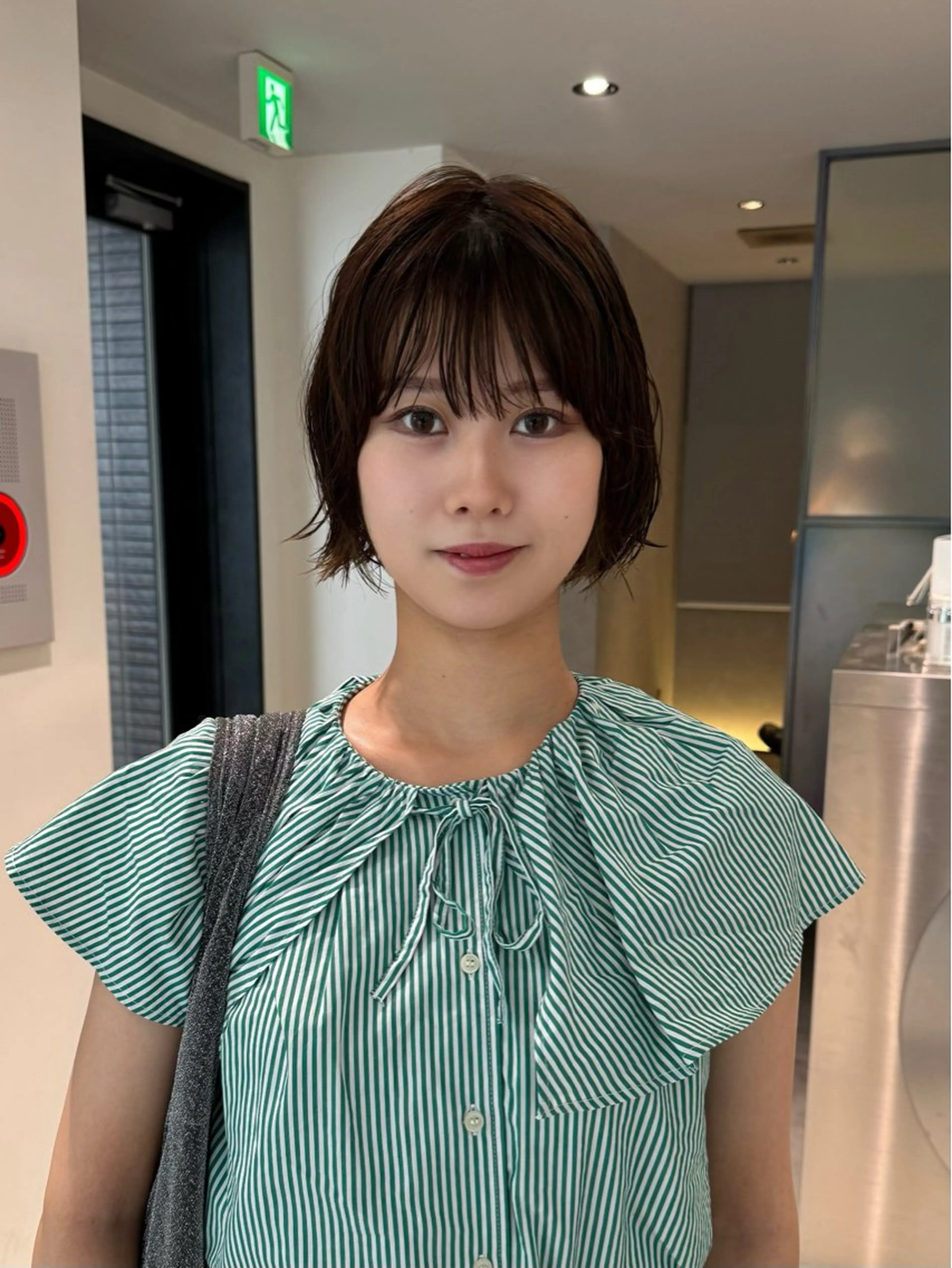 ショート パーマ ボブ カット パーマ Qin shaire salon 原宿所属・🌿パーマ/ボブ/ レイヤー/Mikiのヘアスタイル