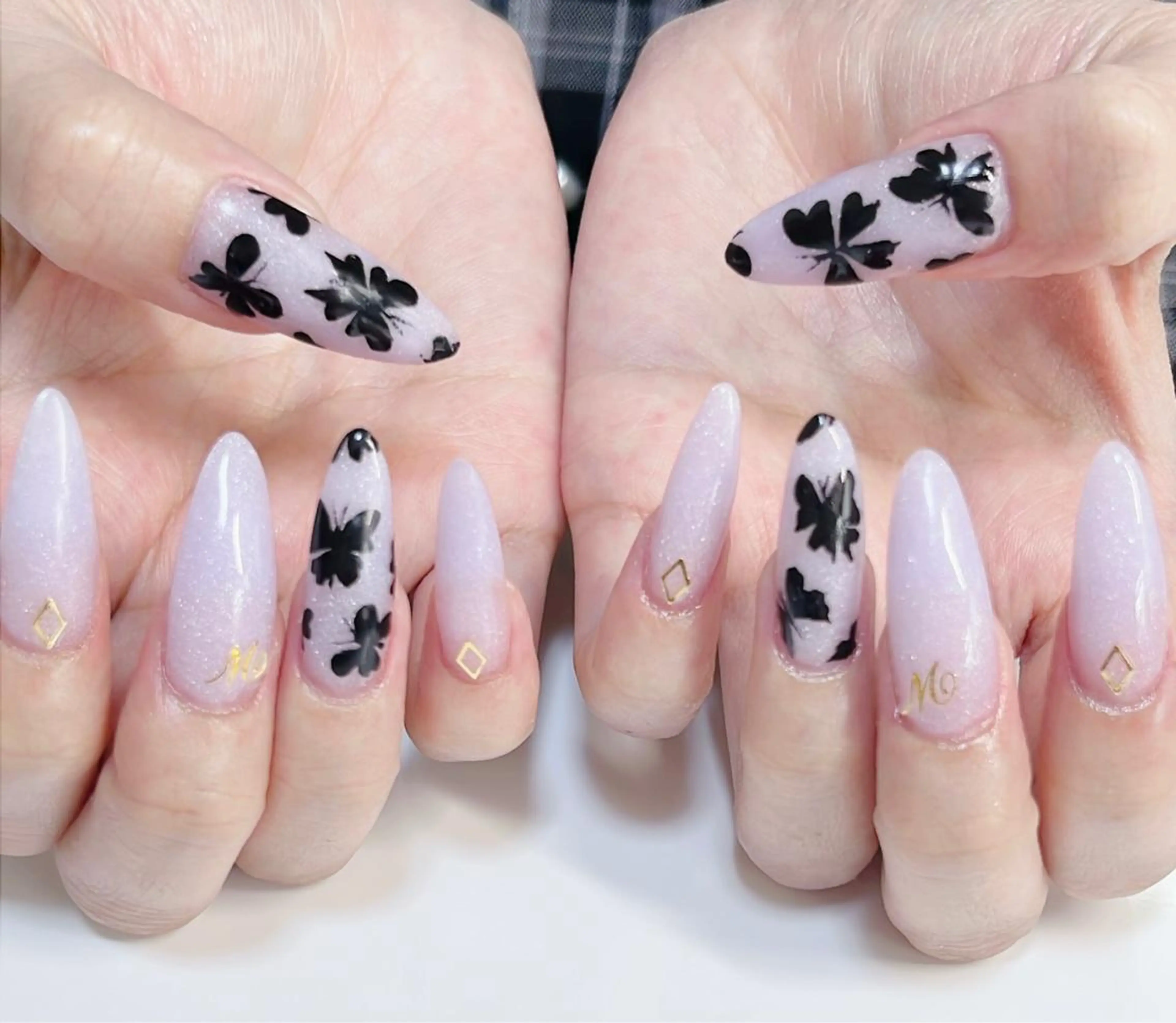 ネイル アートネイル パープル plaisir所属・plaisir プレジールネイルのネイルデザイン