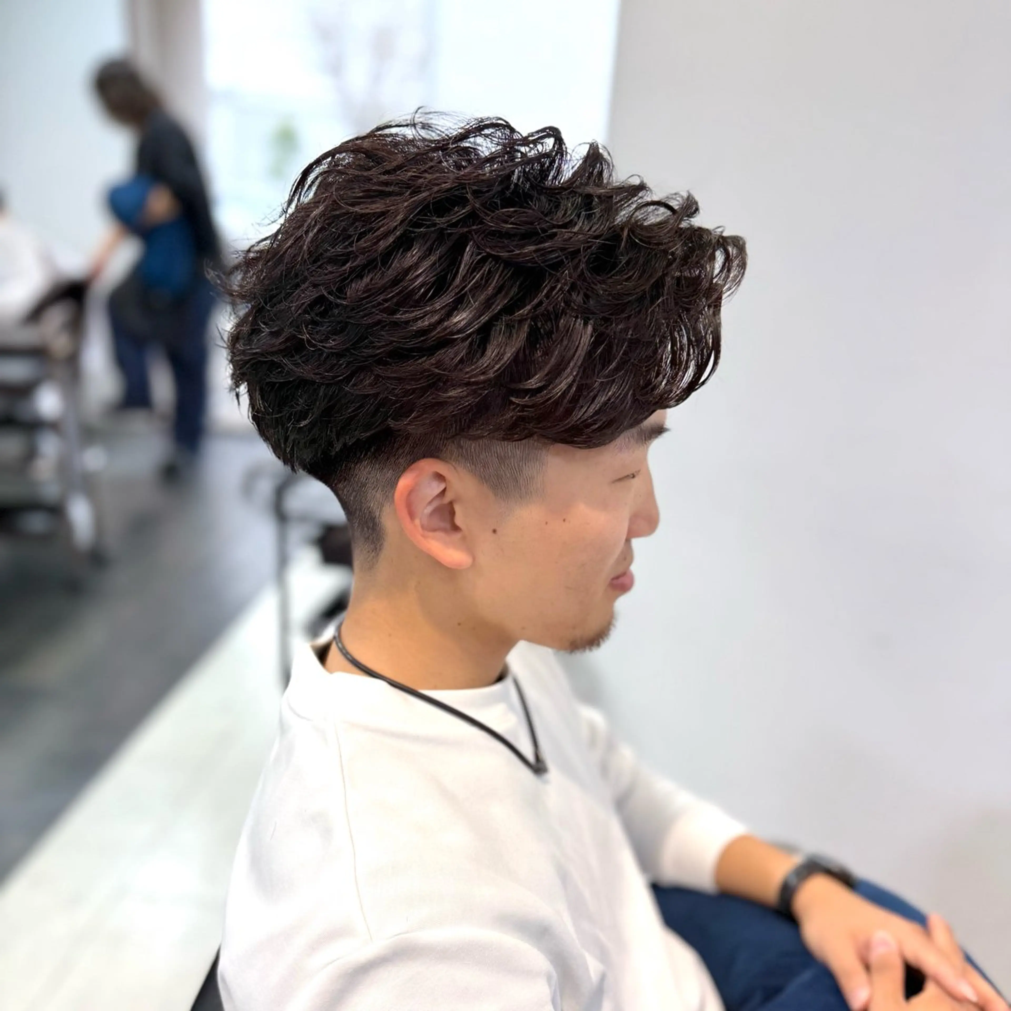 ショート パーマ メンズ ショートヘア カット パーマ メンズパーマの達人 / タカシマダイスケのヘアスタイル