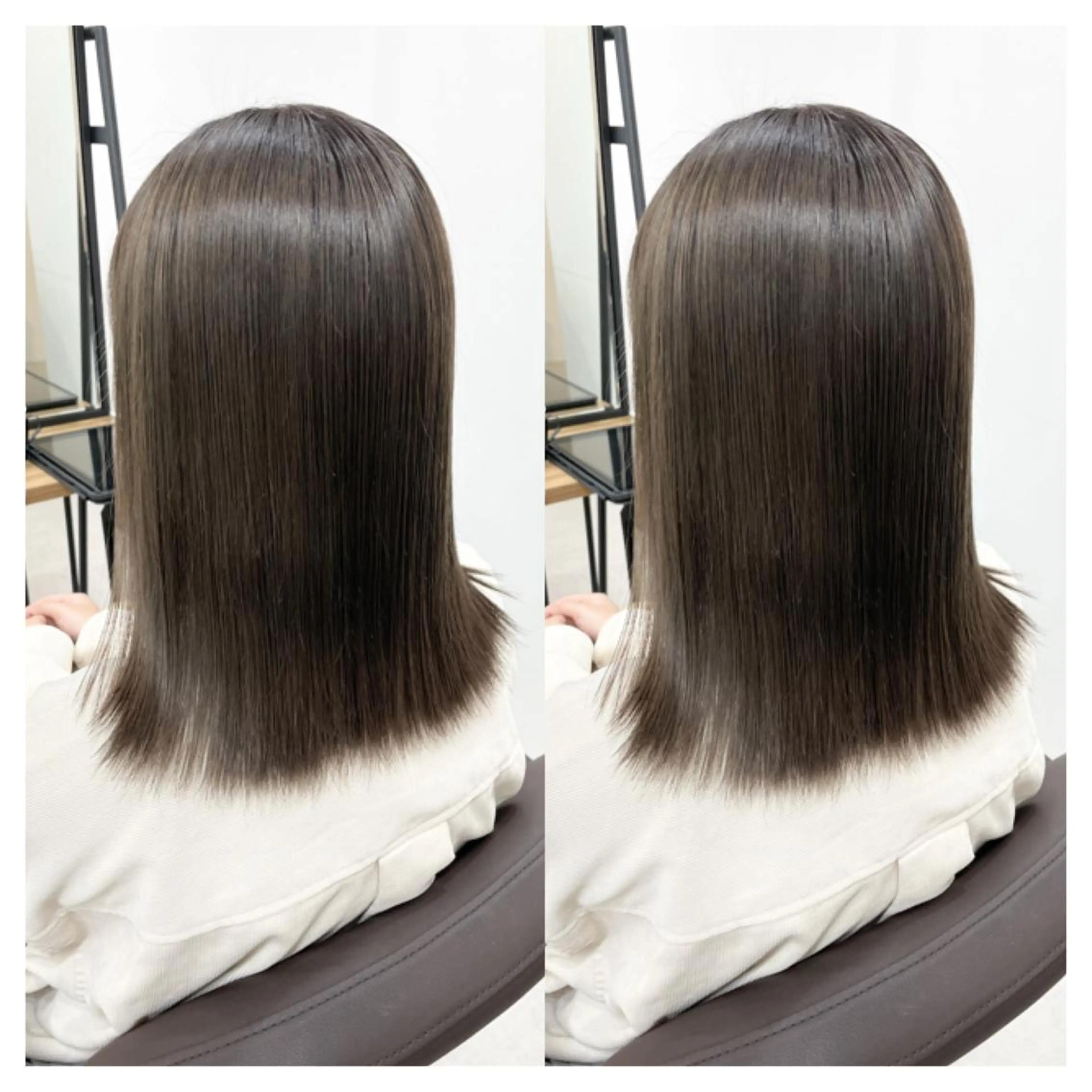 ミディアム カラー ヘアカラー トリートメント 村山 茉衣のヘアスタイル